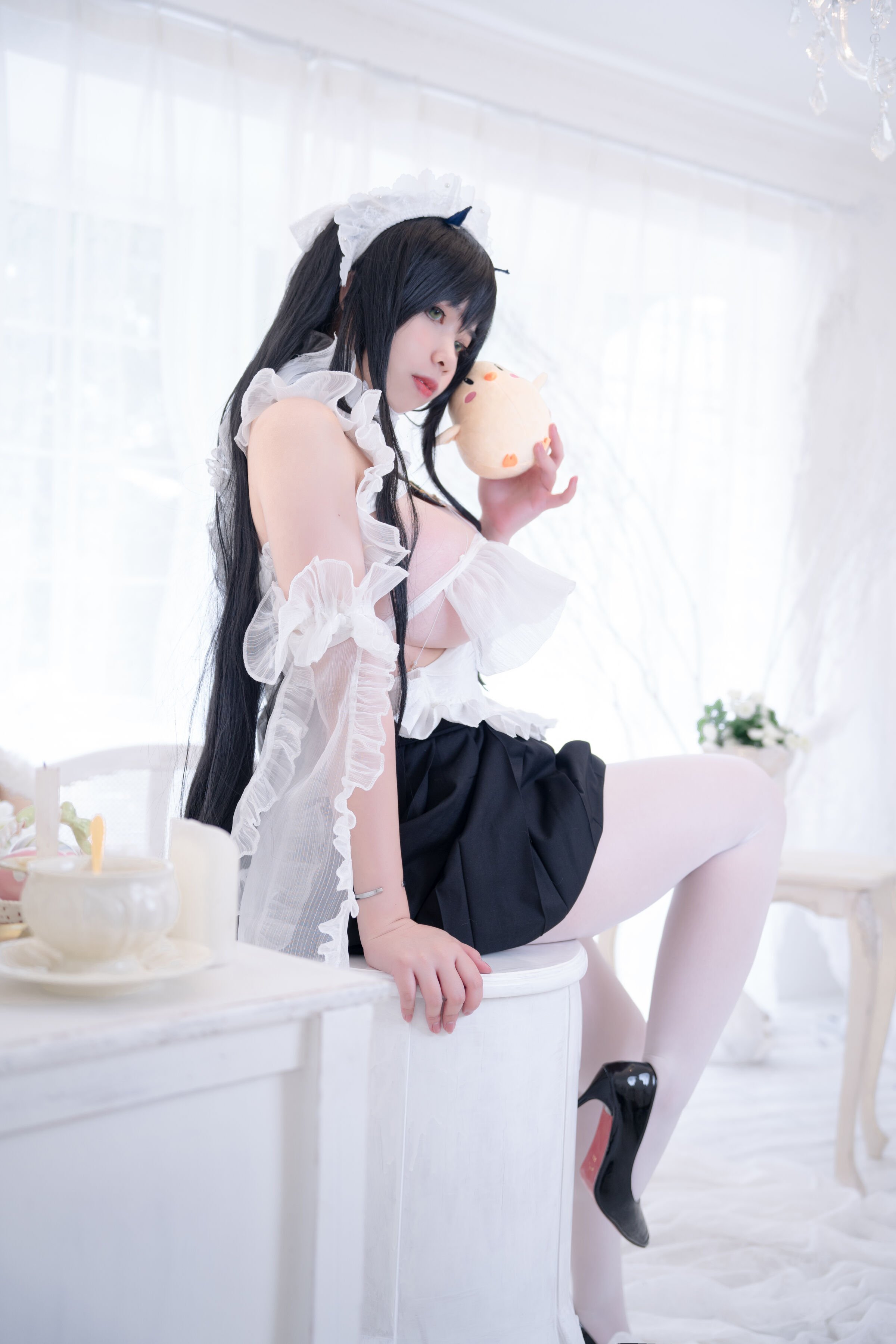 Meroko_魅瞳 - 碧藍航線 不撓女僕沒幹勁的小姐姐 [53P