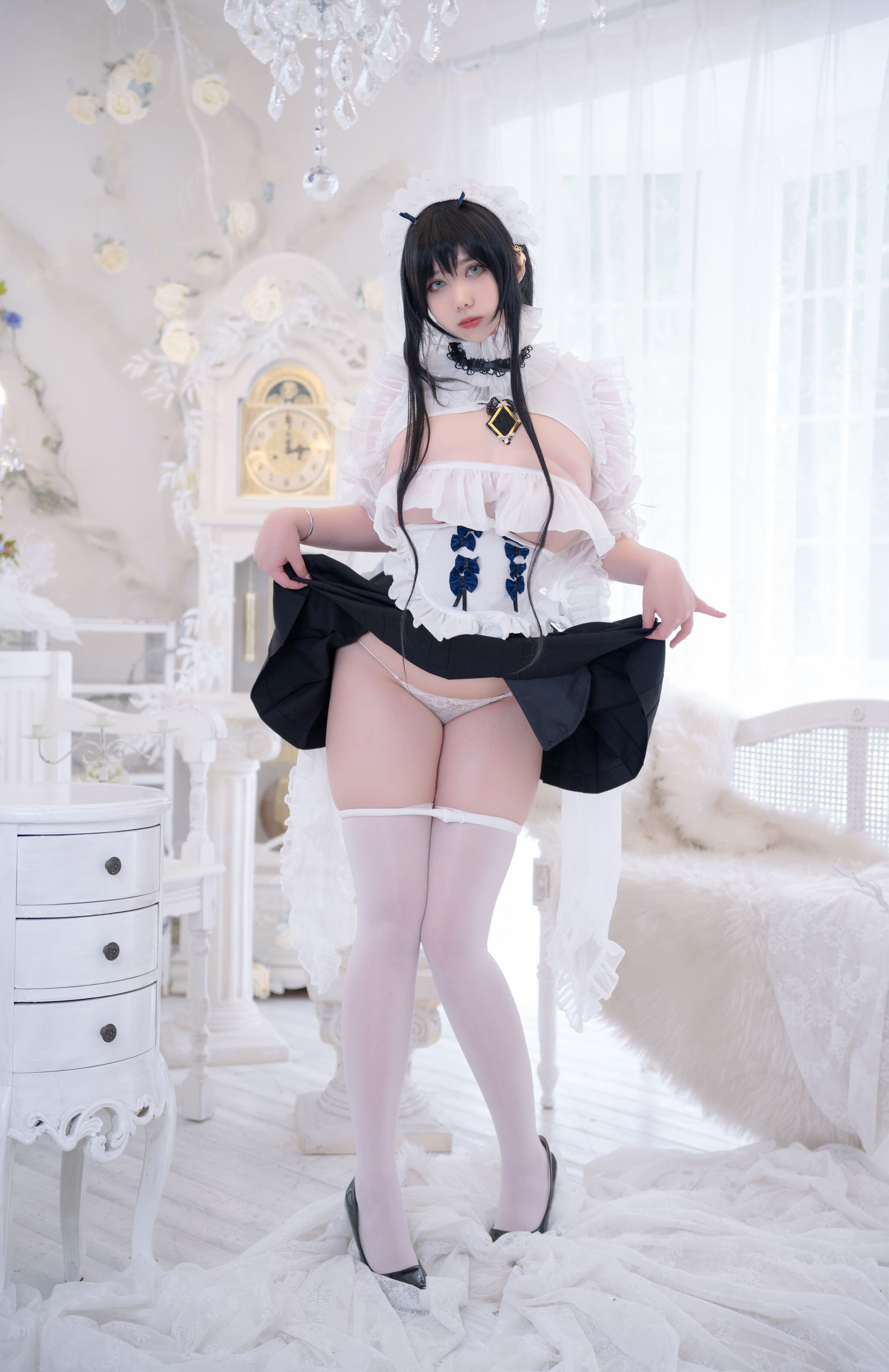Meroko_魅瞳 - 碧藍航線 不撓女僕沒幹勁的小姐姐 [53P