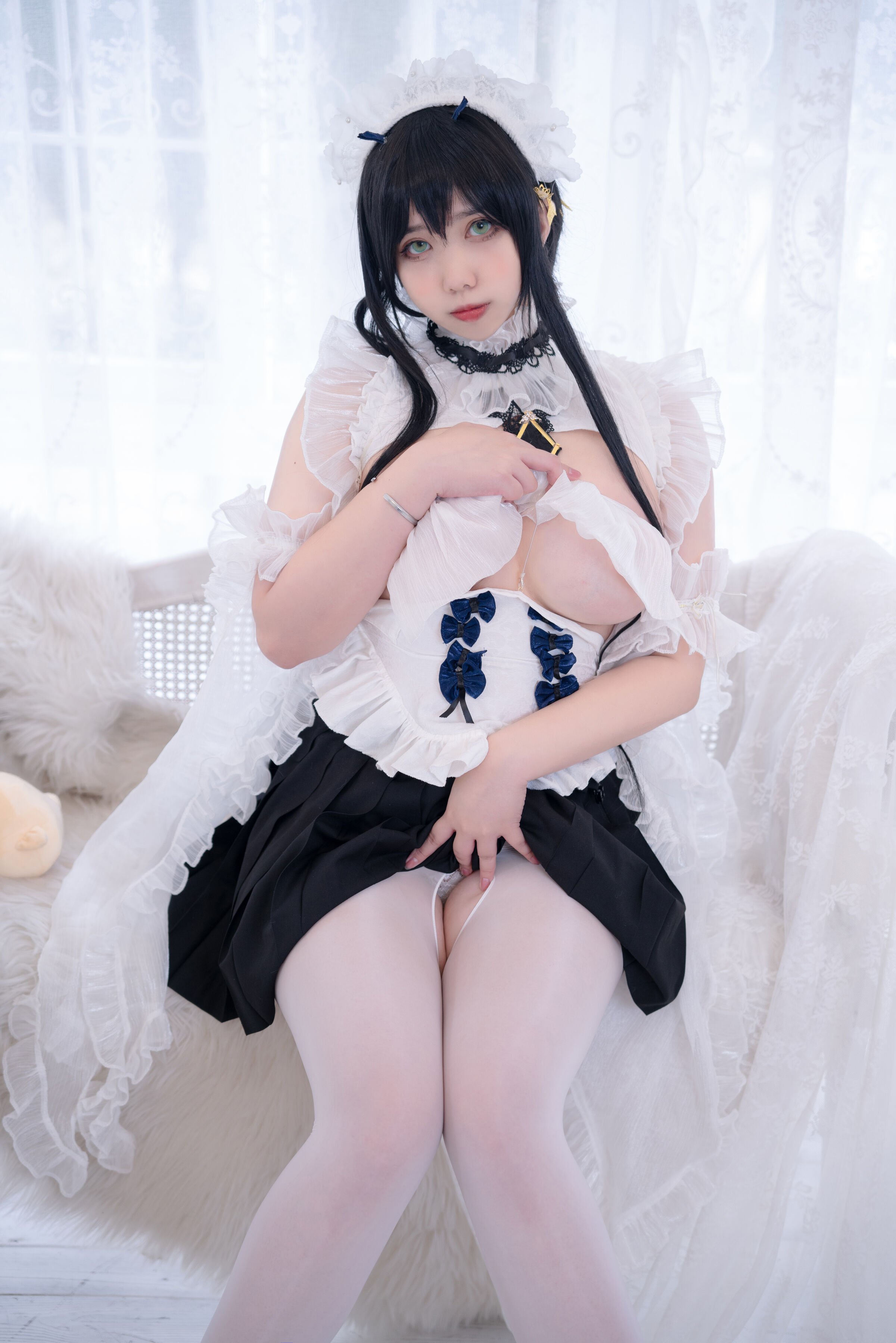 Meroko_Mị Đồng - Azur Lane: Nữ hầu Indomitable không có động lực cô chị lớn [53P