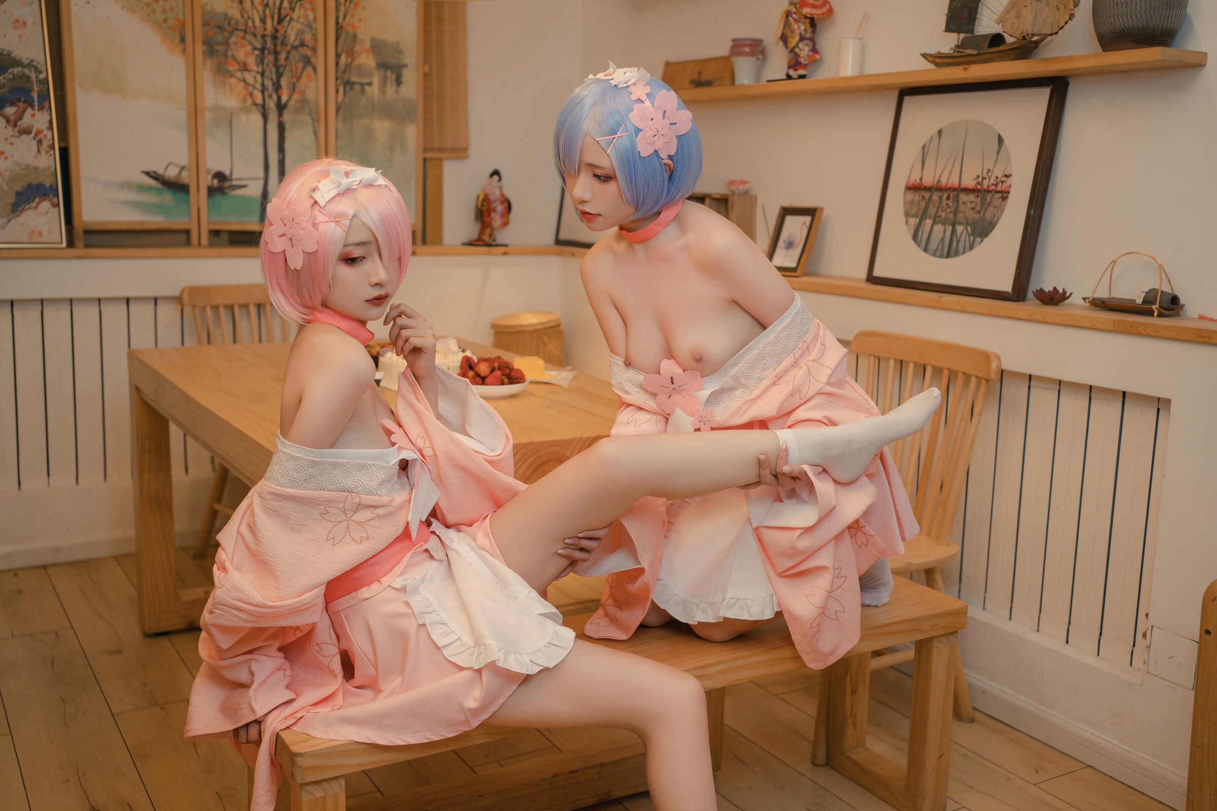 爆机少女喵小吉 NO.047 &金鱼✨kinngyo - 从零开始的女体盛宴