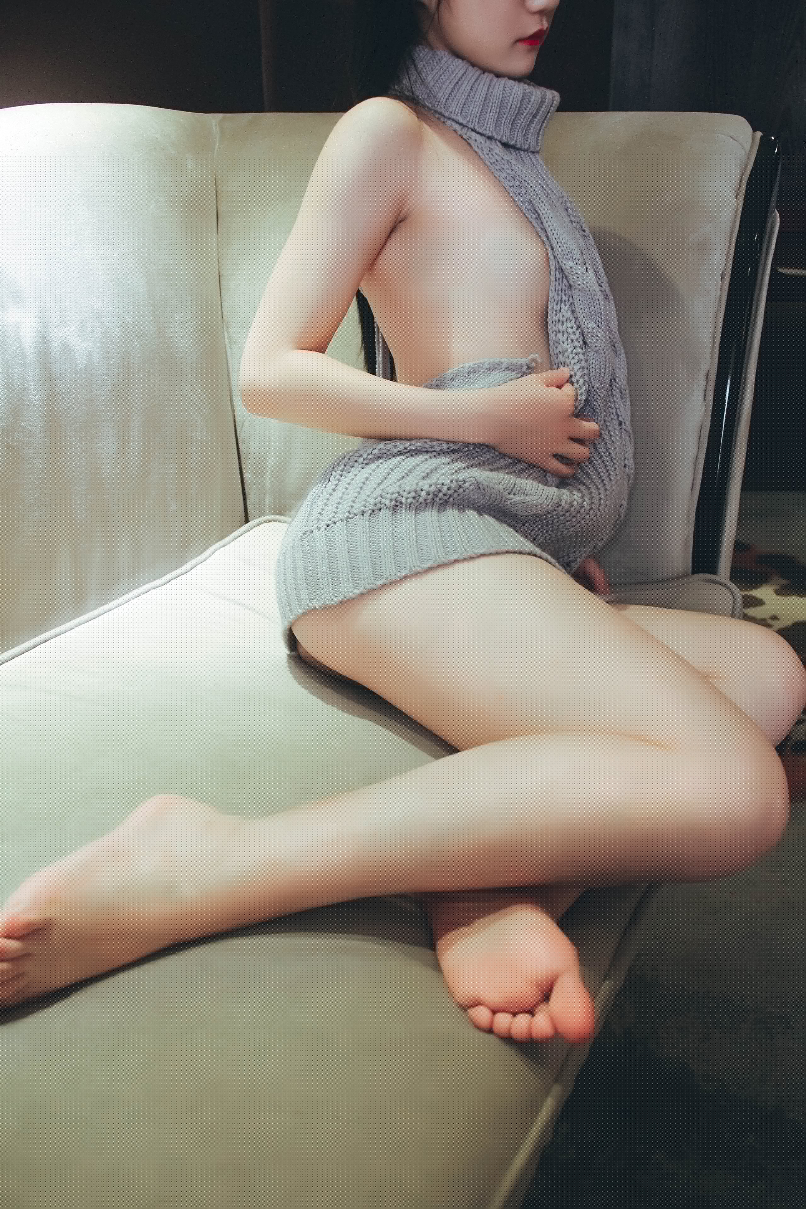 團子系列]毛衣少女