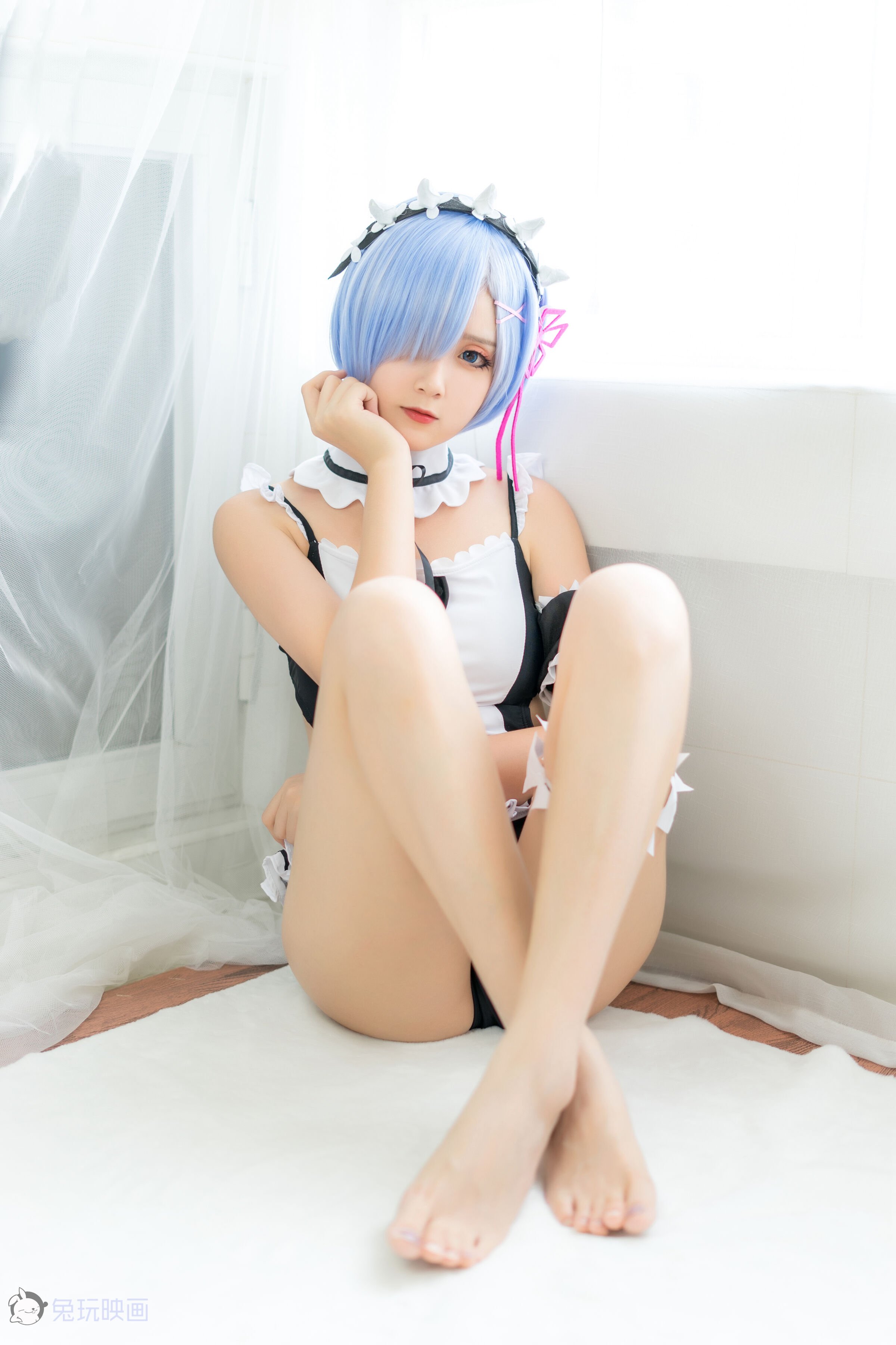 秋楚楚 蕾姆夏日泳装