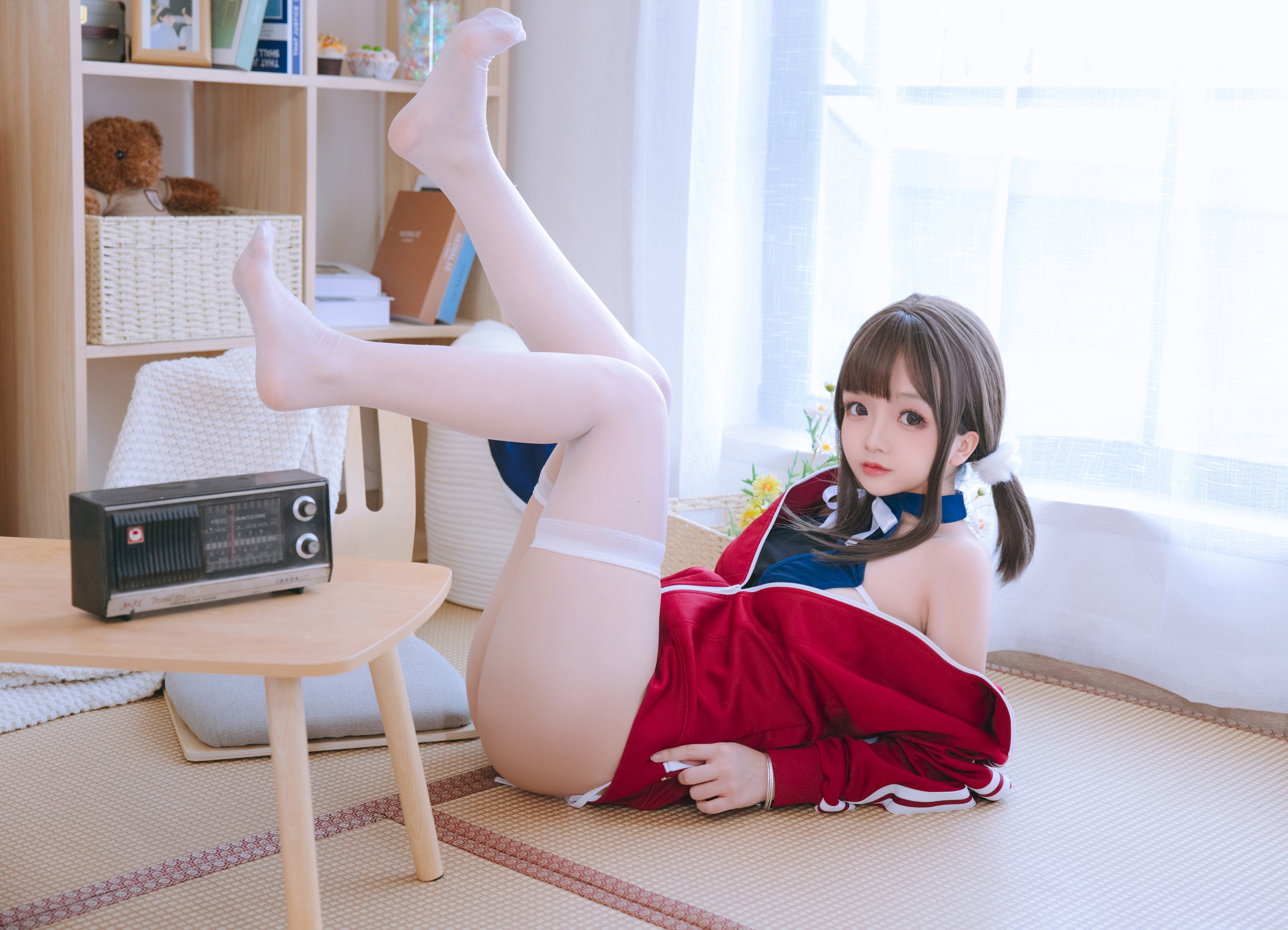 日奈嬌 - 網紗のスクール水着