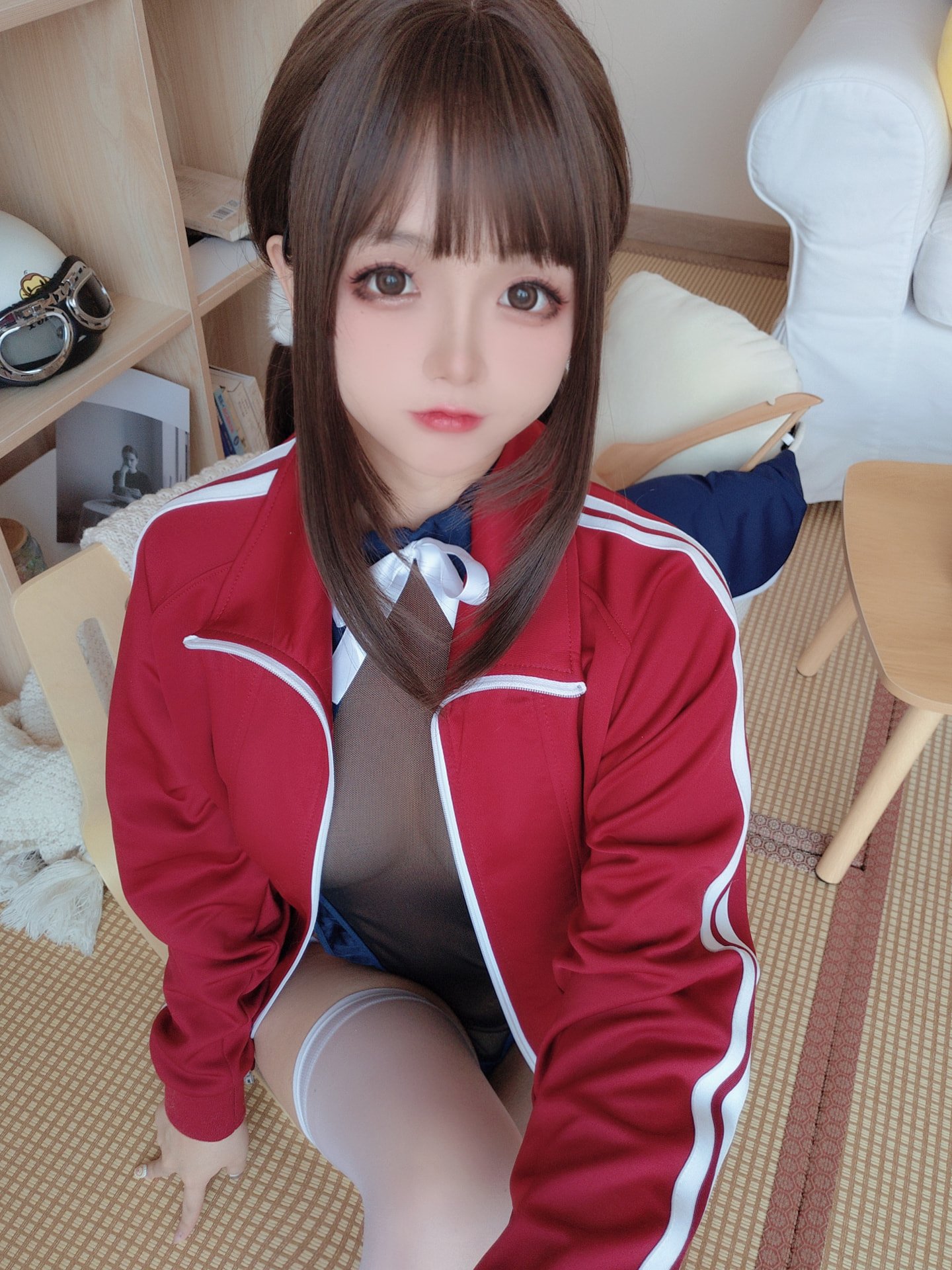日奈嬌 - 網紗のスクール水着