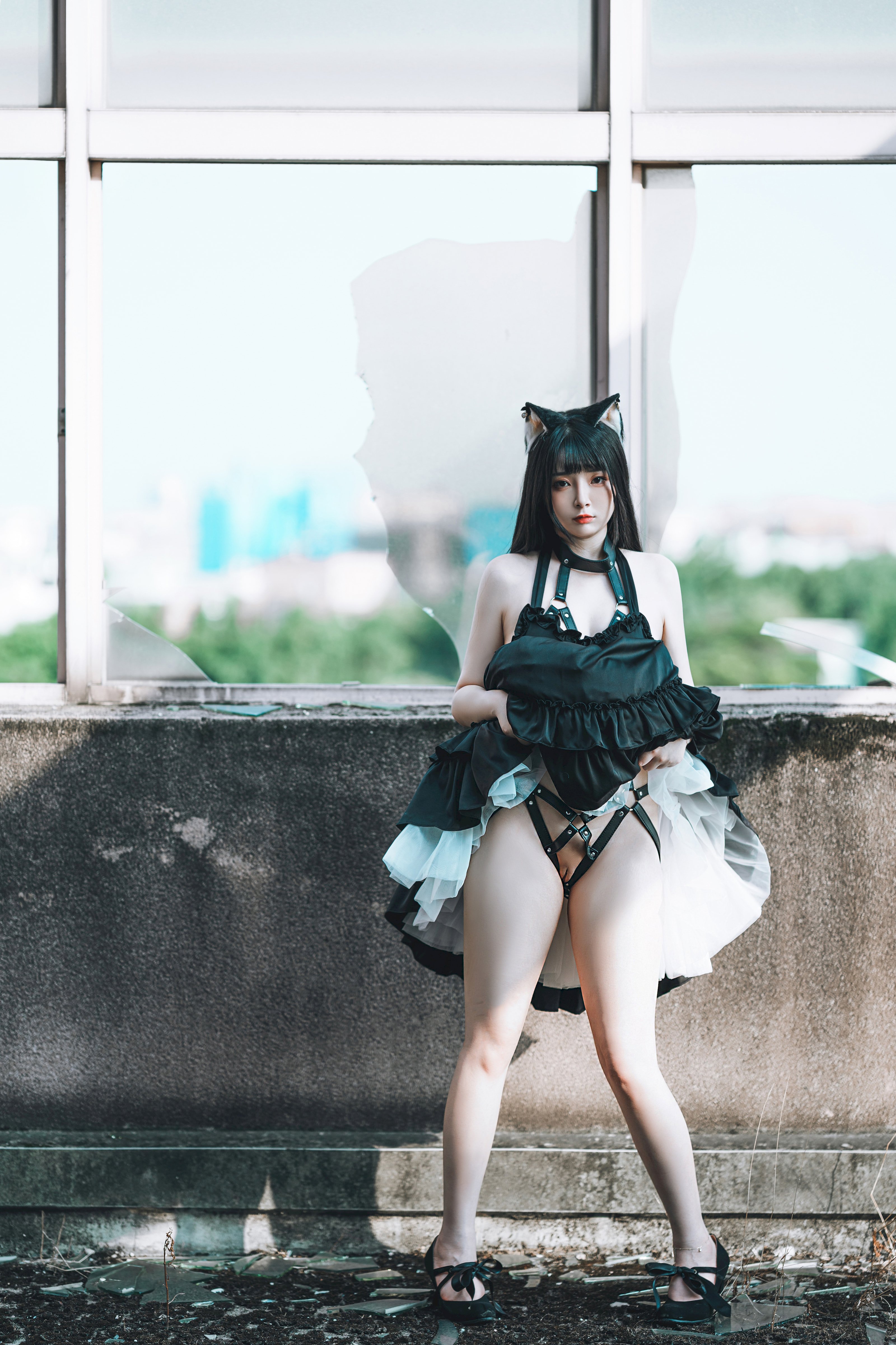 Luoluo Raku - Black Cat