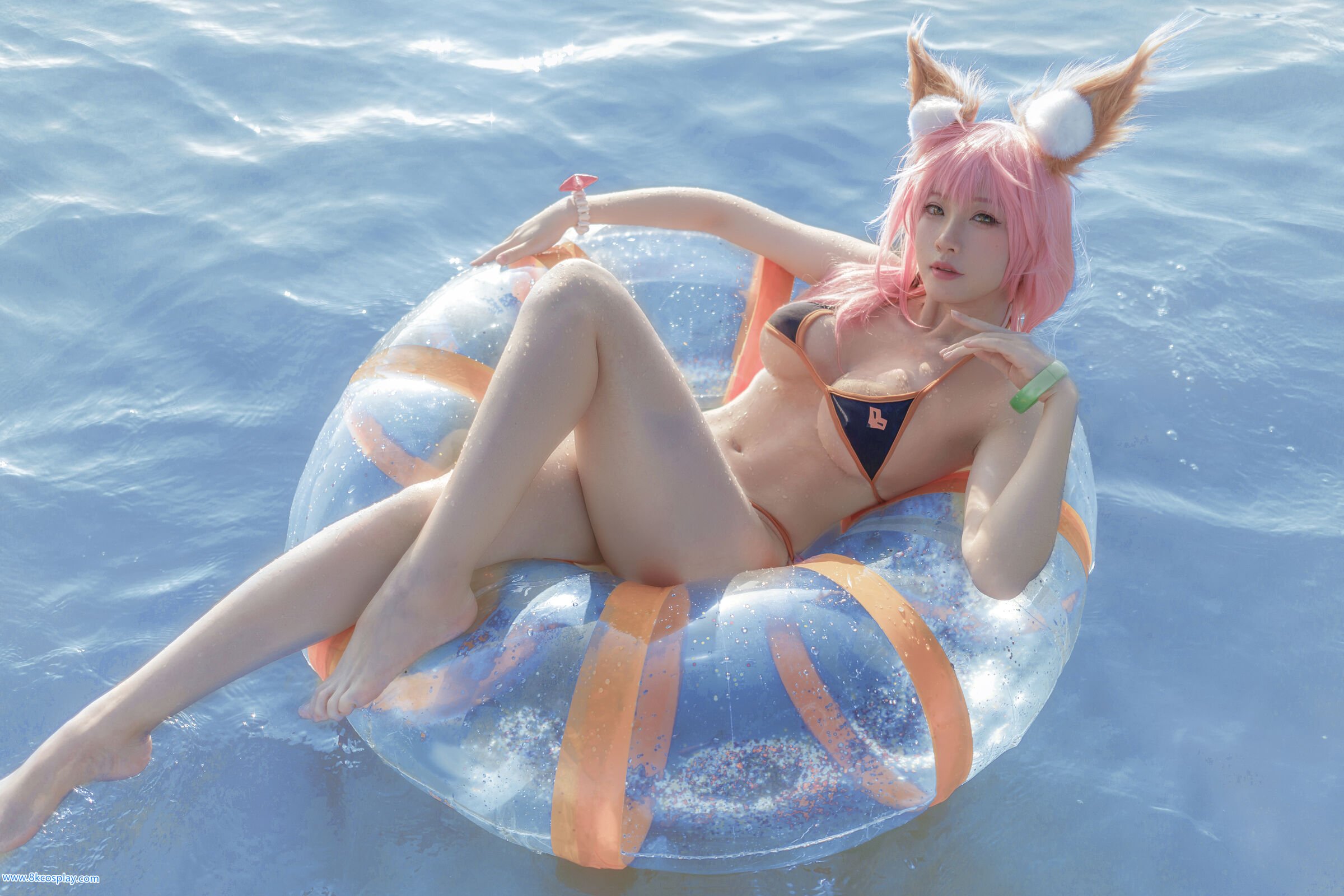 uki Mùa Mưa] Tamamo no Mae bên bờ biển áo tắm FATE Tamamo no Mae Bikini