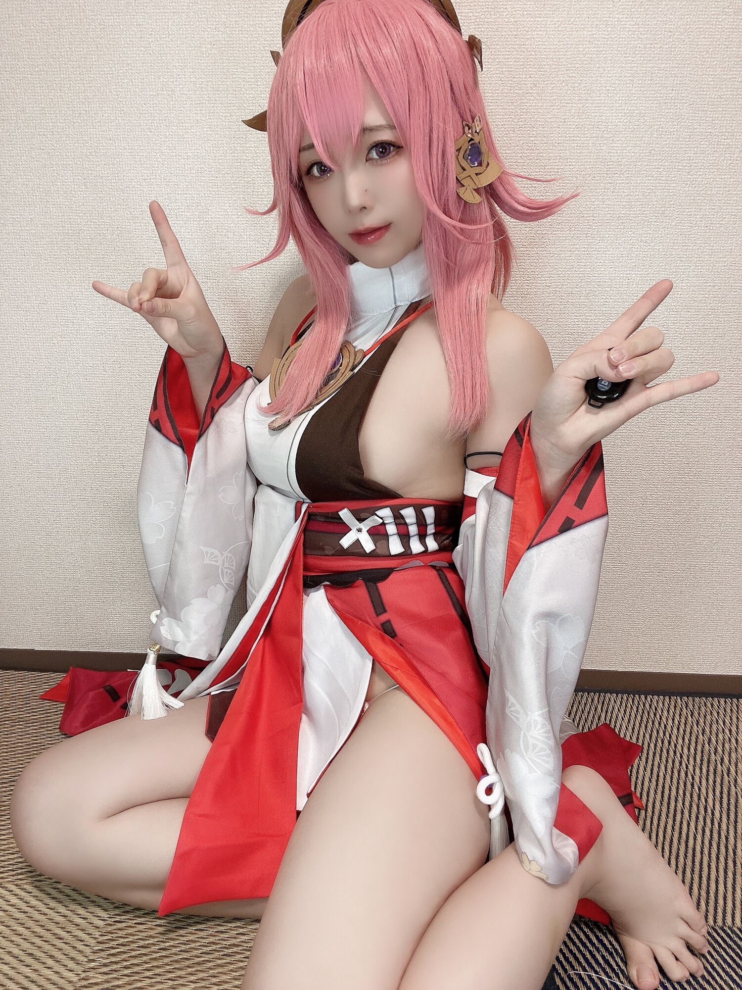 Rizuna - Tập ảnh tự chụp cosplay Yae Miko