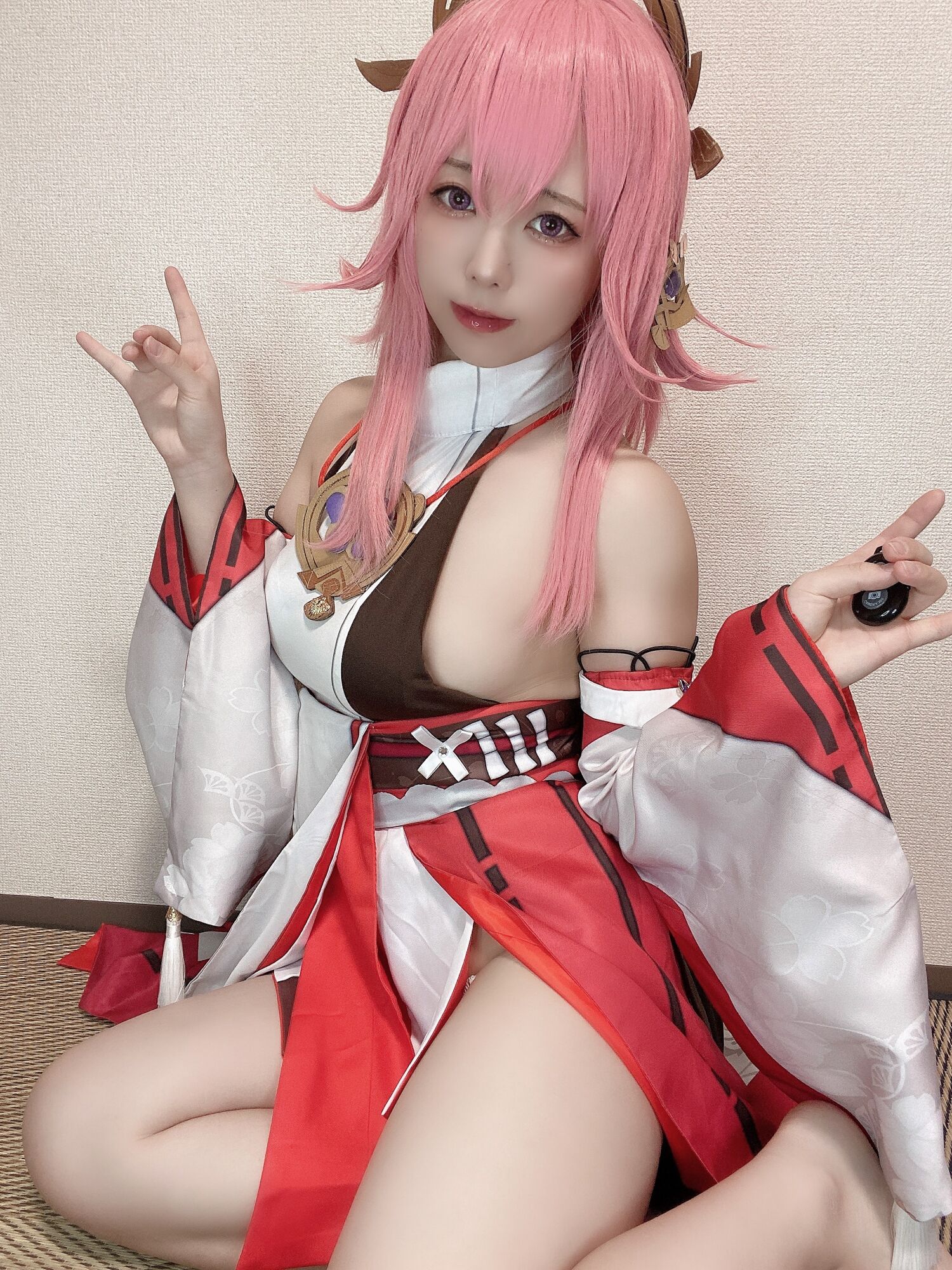 Rizuna - Tập ảnh tự chụp cosplay Yae Miko
