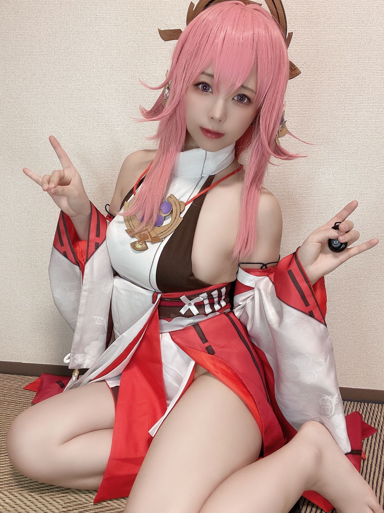 Rizuna - Tập ảnh tự chụp cosplay Yae Miko