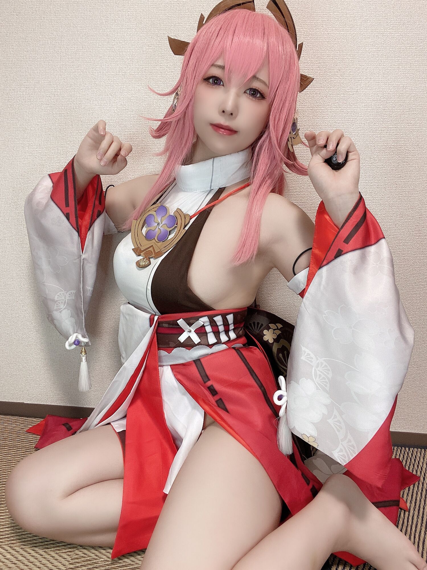 Rizuna - Tập ảnh tự chụp cosplay Yae Miko
