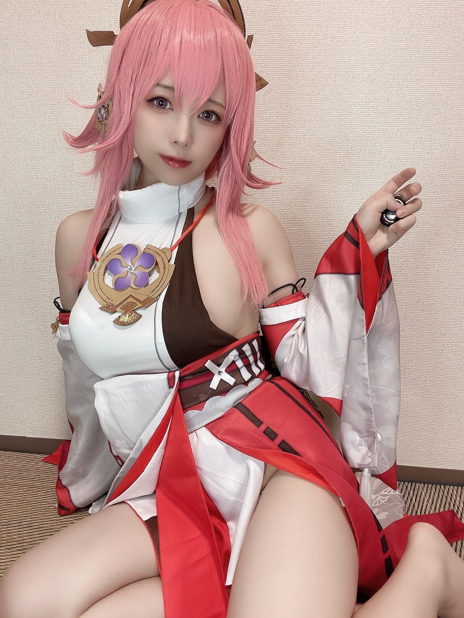 Rizuna - Tập ảnh tự chụp cosplay Yae Miko