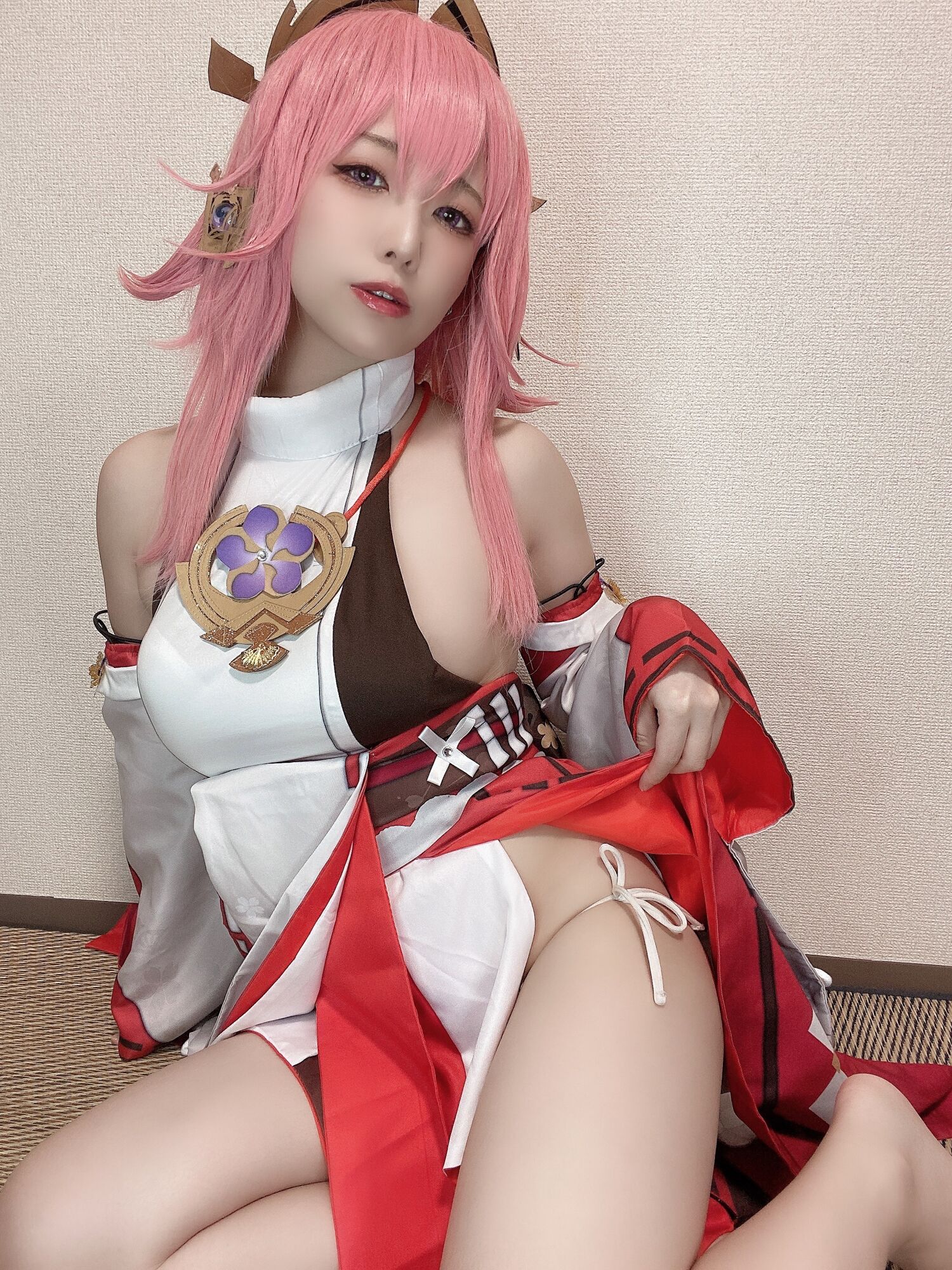 Rizuna - Tập ảnh tự chụp cosplay Yae Miko