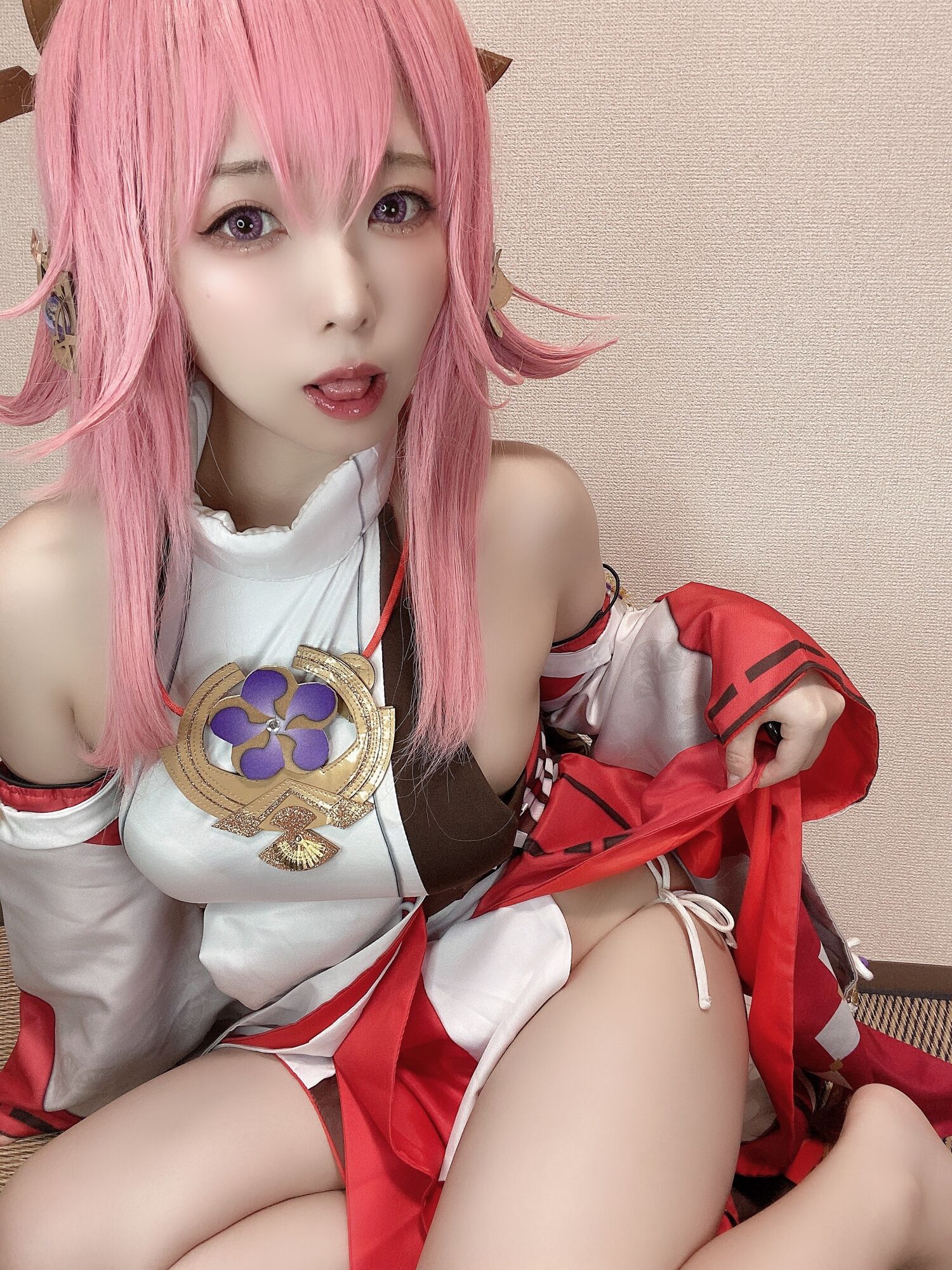 Rizuna - Tập ảnh tự chụp cosplay Yae Miko