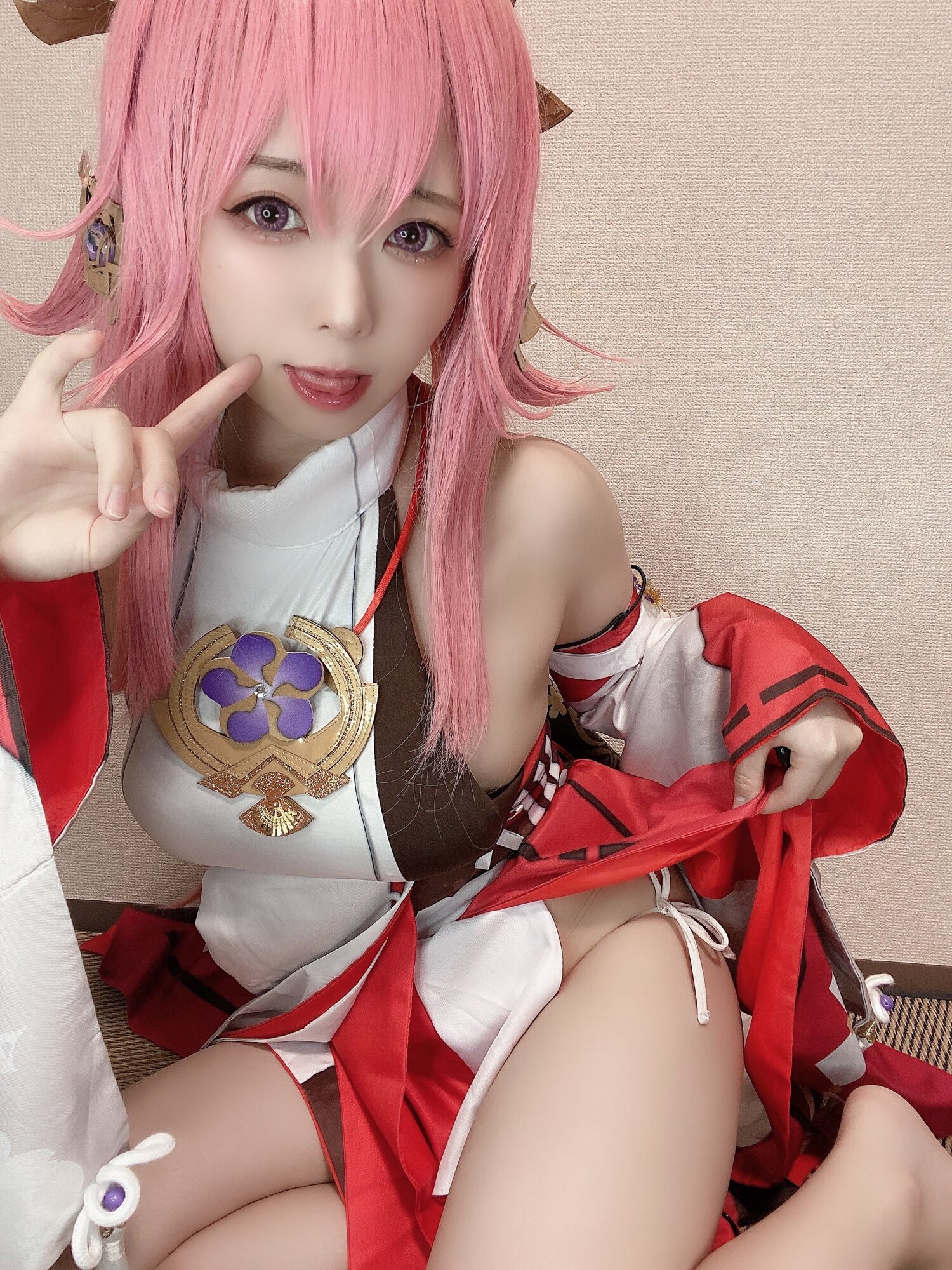 Rizuna - Tập ảnh tự chụp cosplay Yae Miko