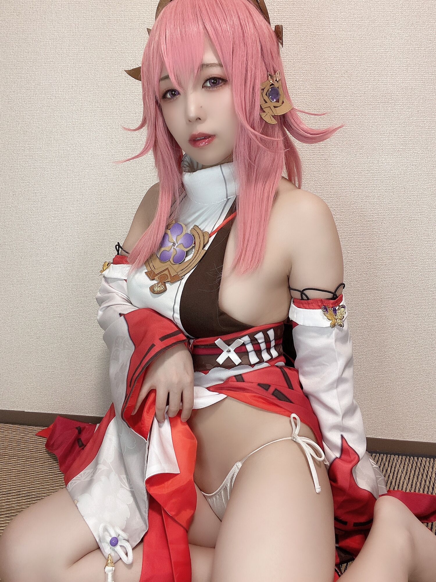 Rizuna - Tập ảnh tự chụp cosplay Yae Miko