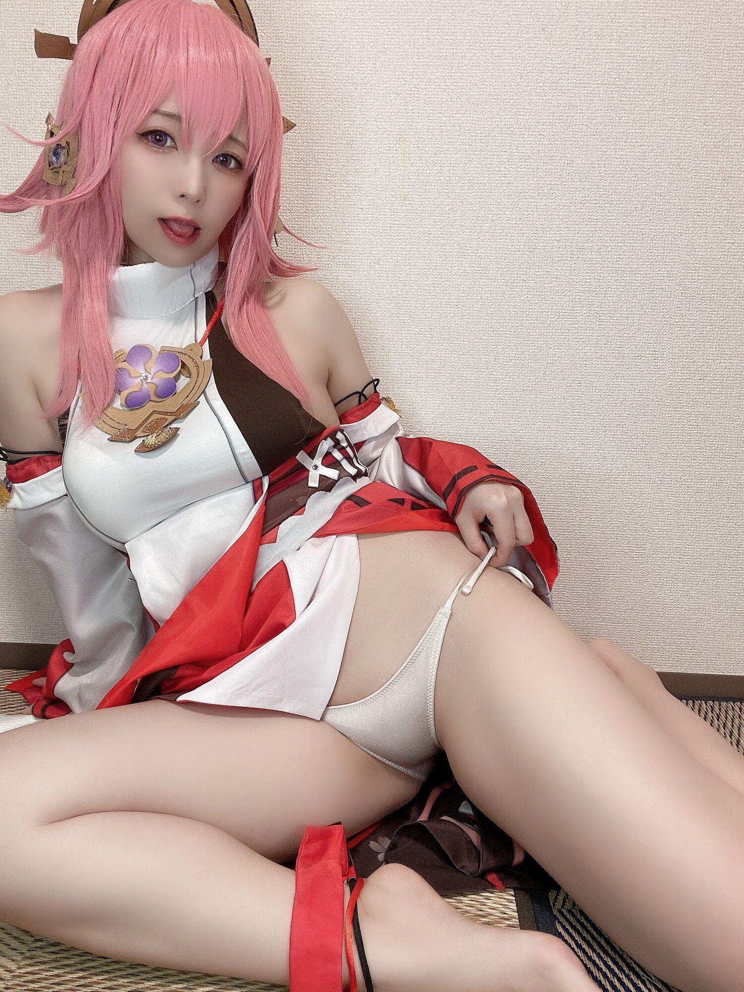 Rizuna - Tập ảnh tự chụp cosplay Yae Miko