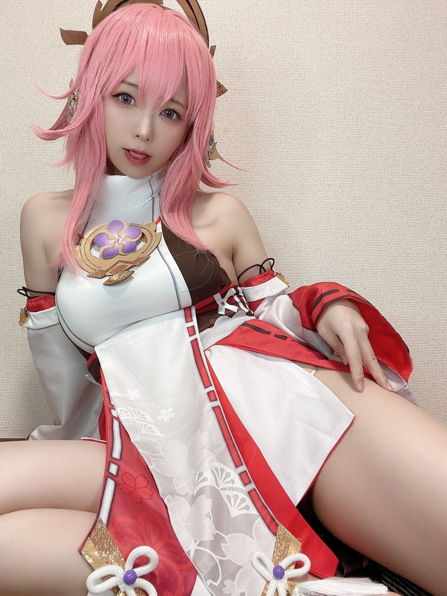 Rizuna - Tập ảnh tự chụp cosplay Yae Miko