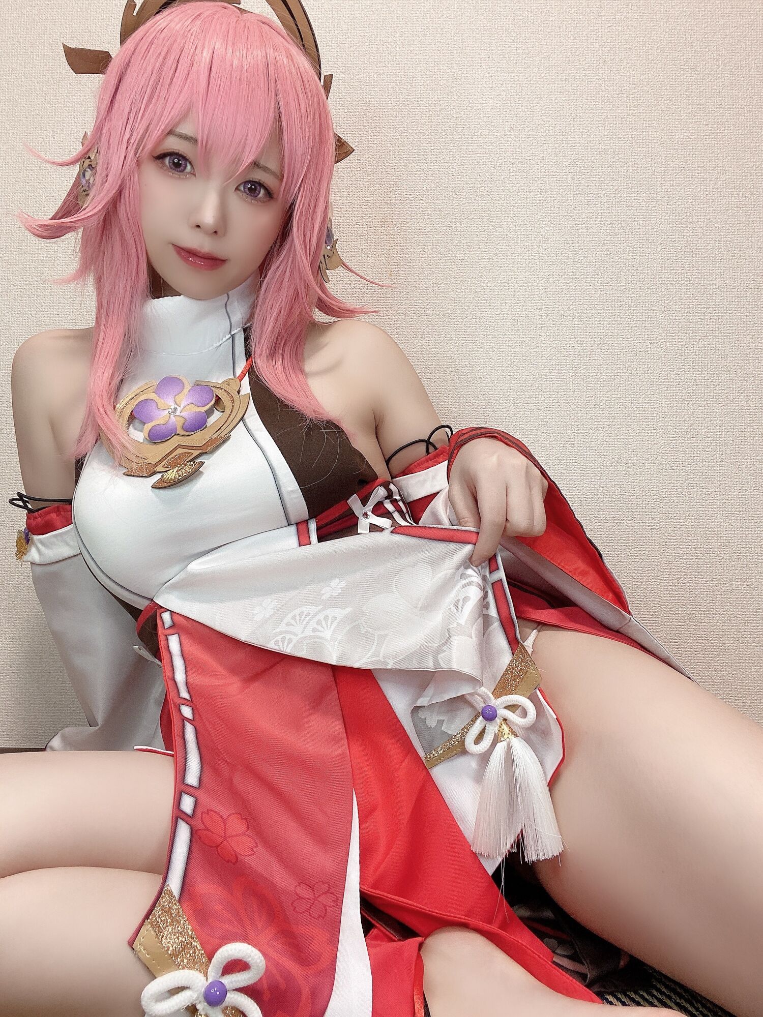 Rizuna - Tập ảnh tự chụp cosplay Yae Miko