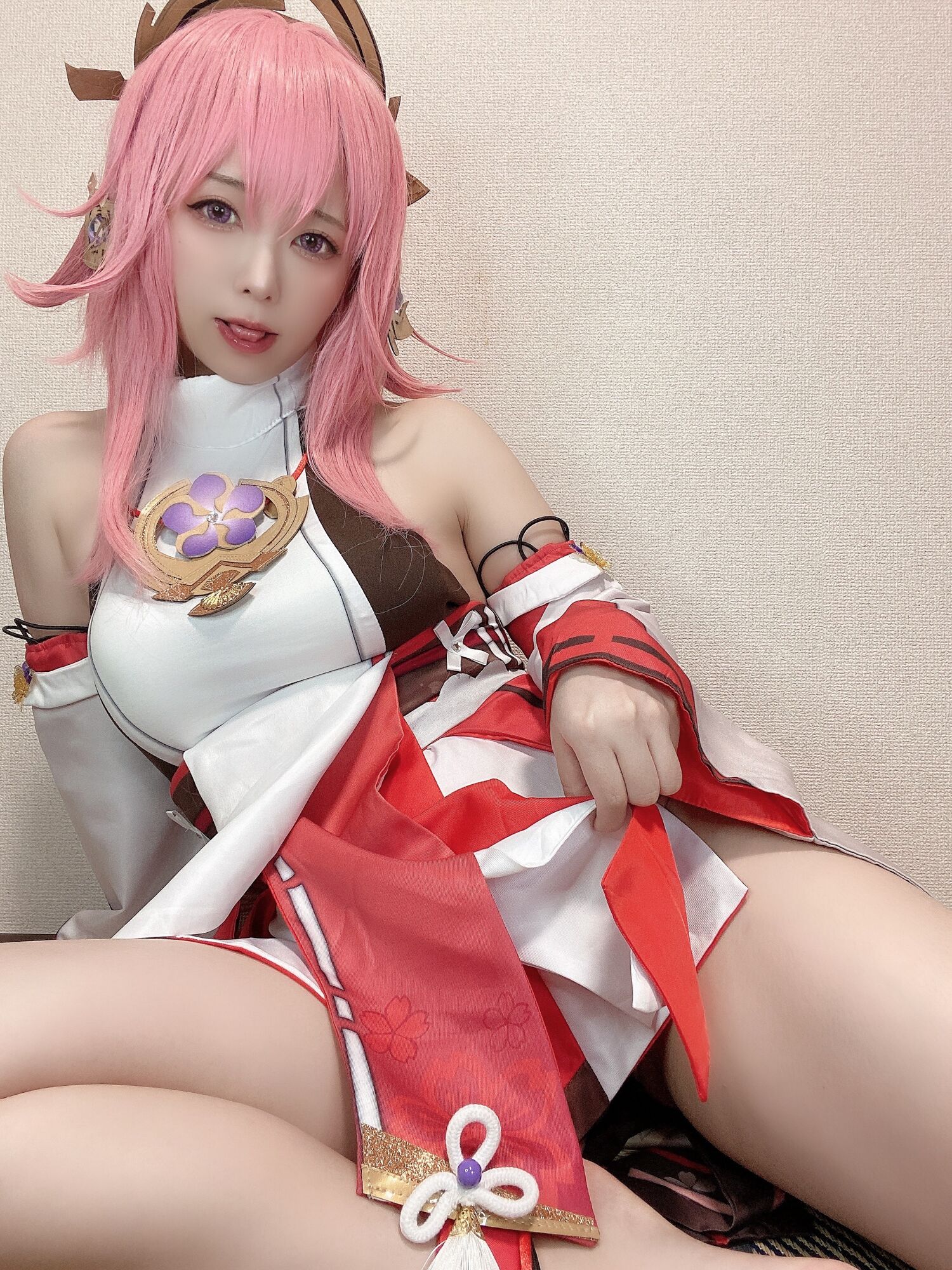 Rizuna - Tập ảnh tự chụp cosplay Yae Miko