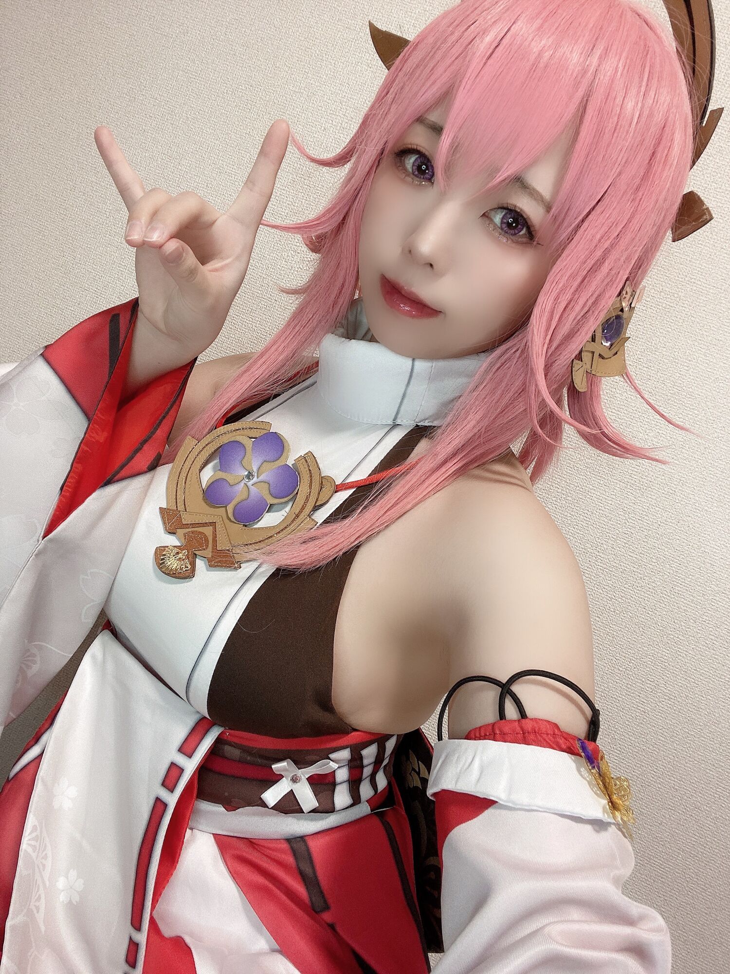 Rizuna - Tập ảnh tự chụp cosplay Yae Miko