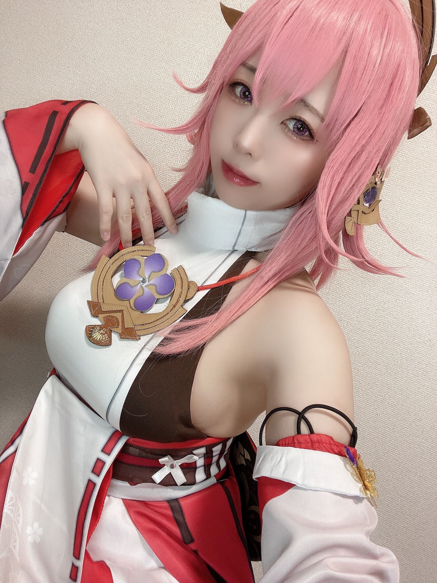 Rizuna - Tập ảnh tự chụp cosplay Yae Miko