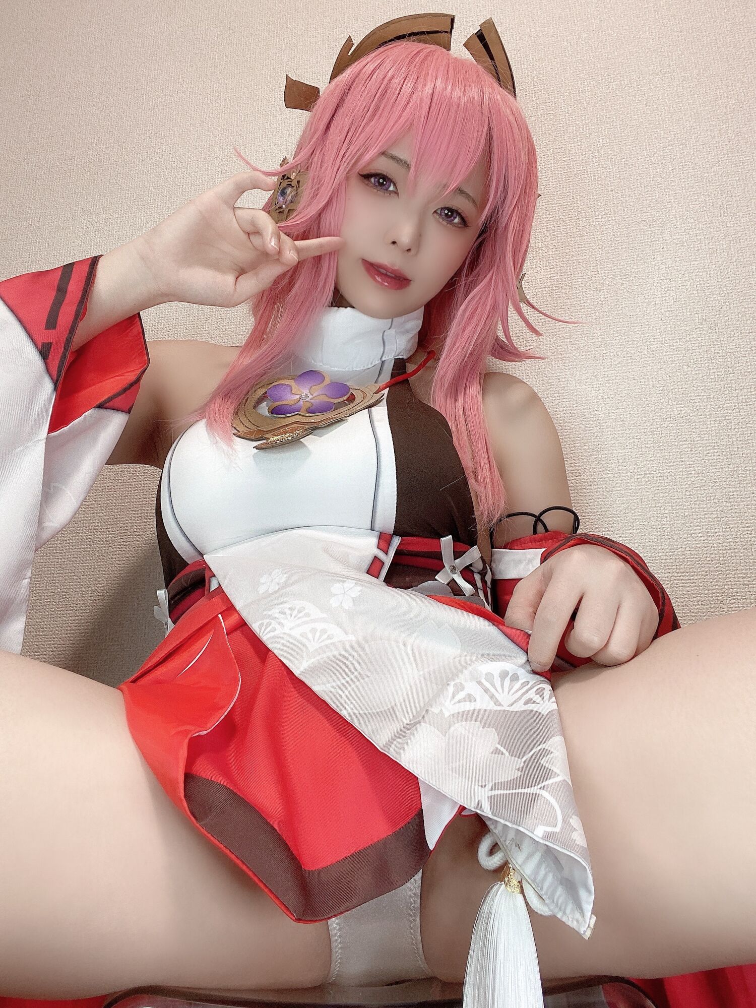 Rizuna - Tập ảnh tự chụp cosplay Yae Miko