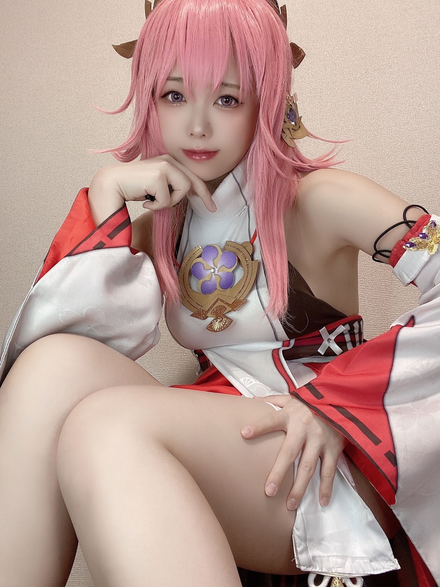 Rizuna - Tập ảnh tự chụp cosplay Yae Miko