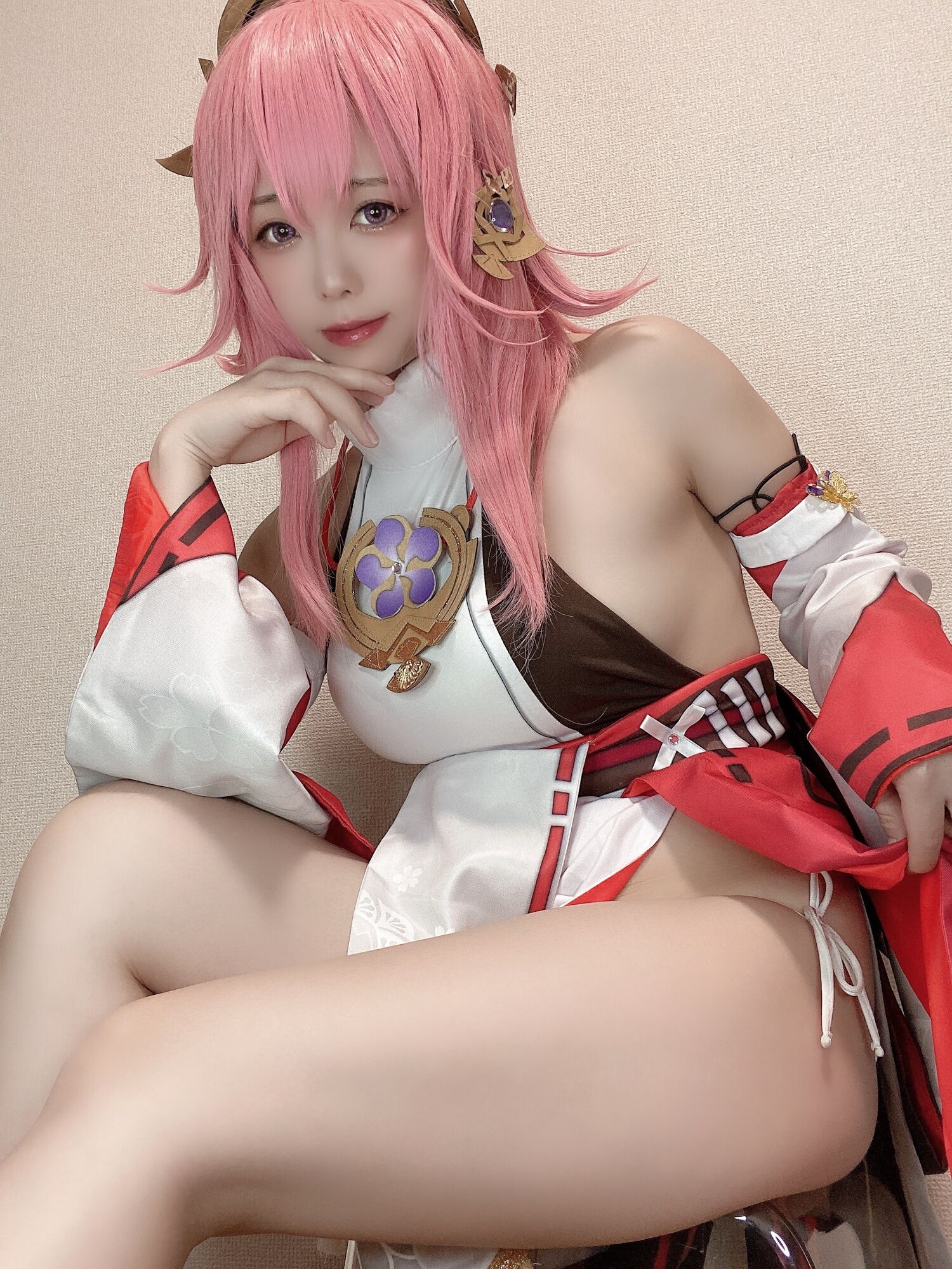 Rizuna - Tập ảnh tự chụp cosplay Yae Miko