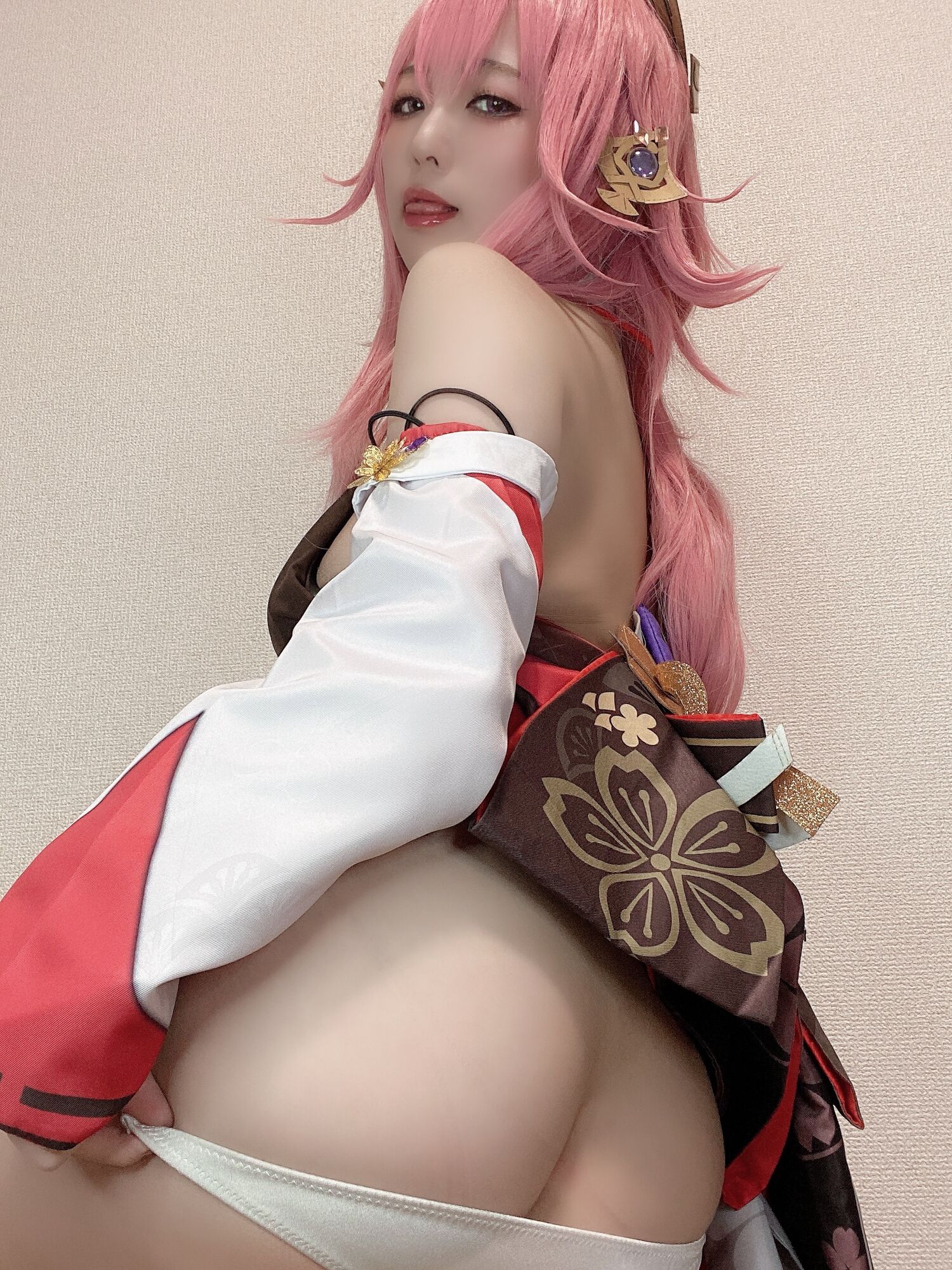 Rizuna - Tập ảnh tự chụp cosplay Yae Miko