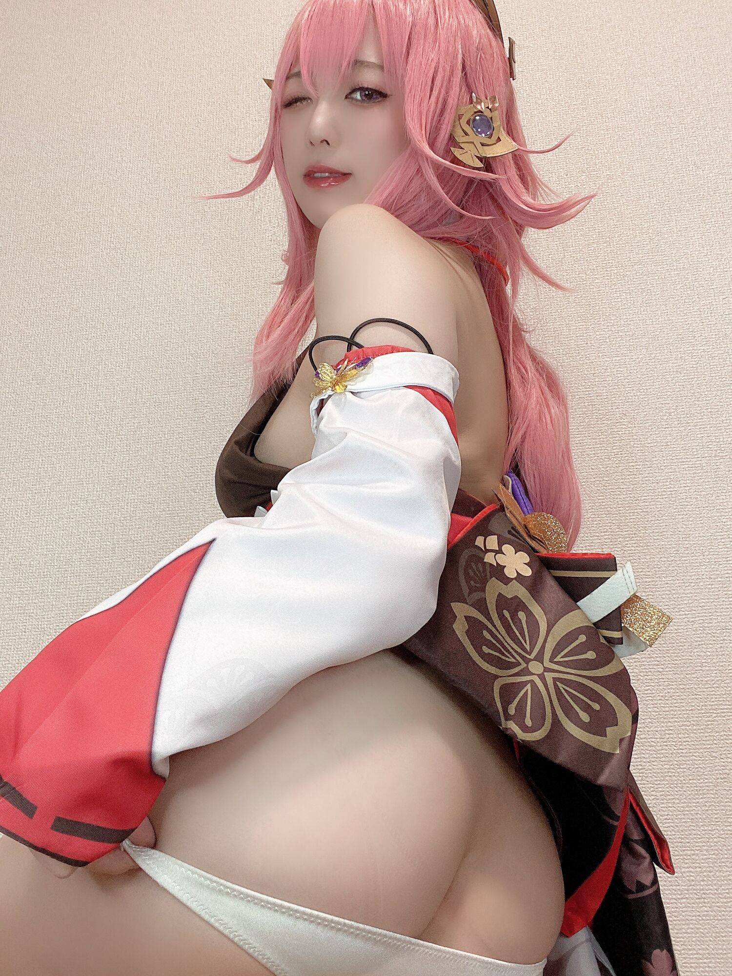 Rizuna - Tập ảnh tự chụp cosplay Yae Miko