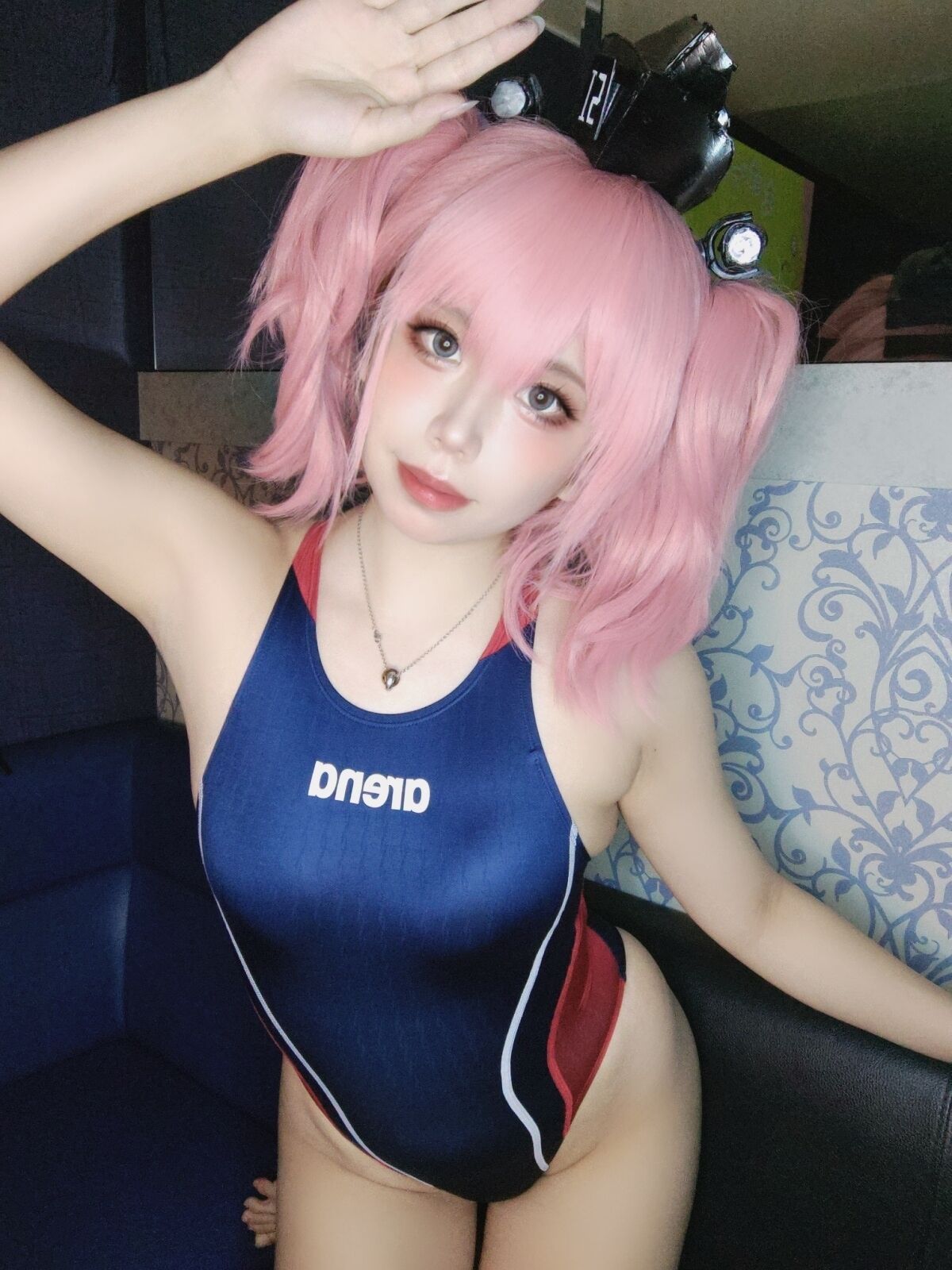 Shuran Nyama] Kancolle Atlanta áo bơi thi đấu + vớ cao su!