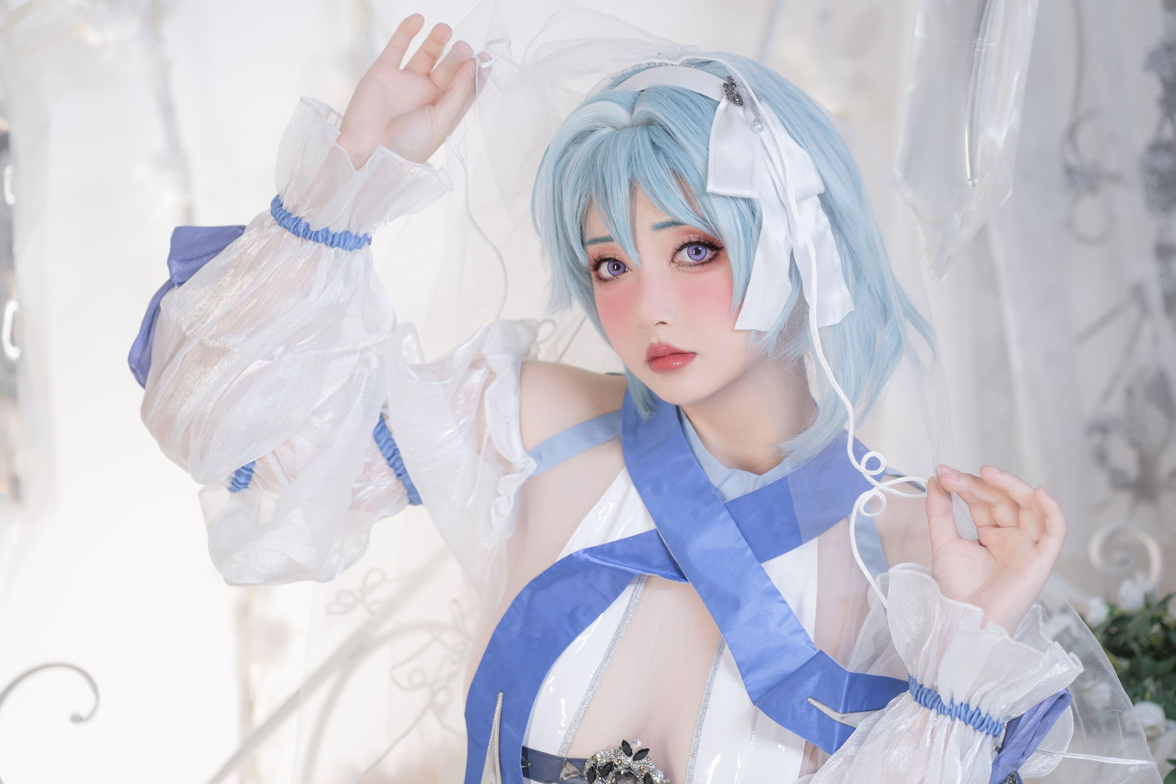 爆機少女喵小吉&雲燒 - 原神花嫁：優菈&甘雨
