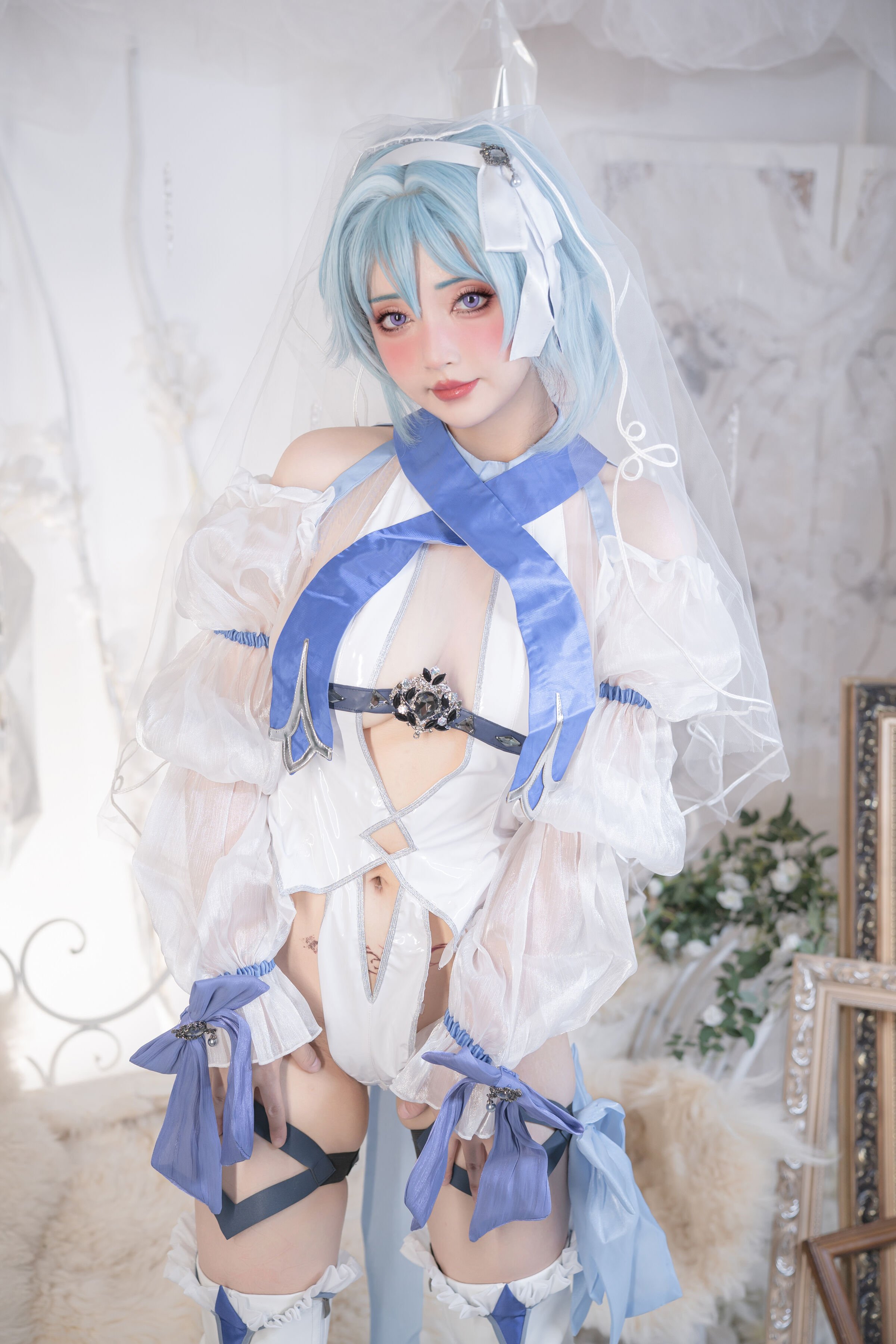 爆机少女喵小吉&云烧 - 原神花嫁：优菈&甘雨