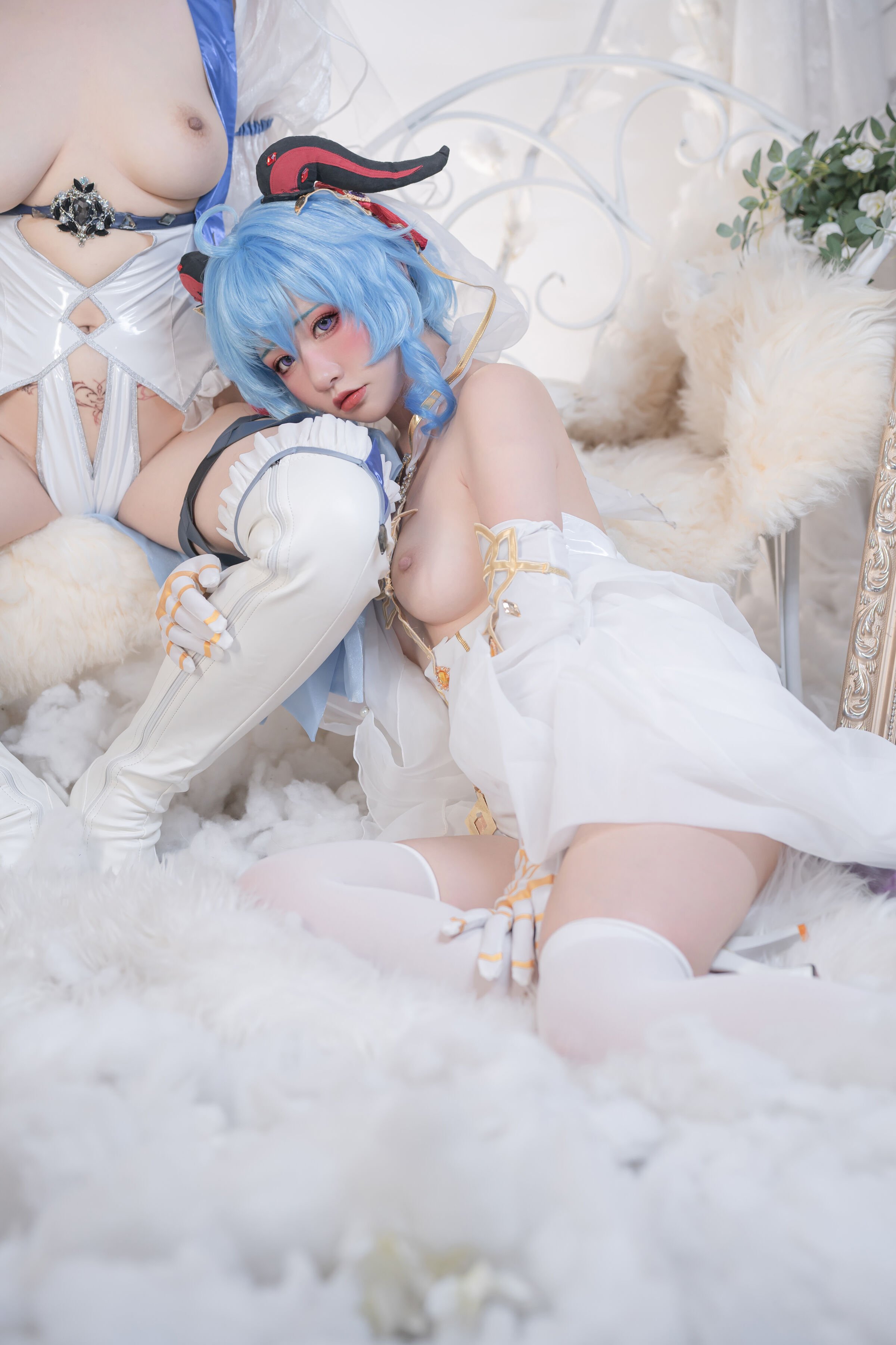 爆机少女喵小吉&云烧 - 原神花嫁：优菈&甘雨