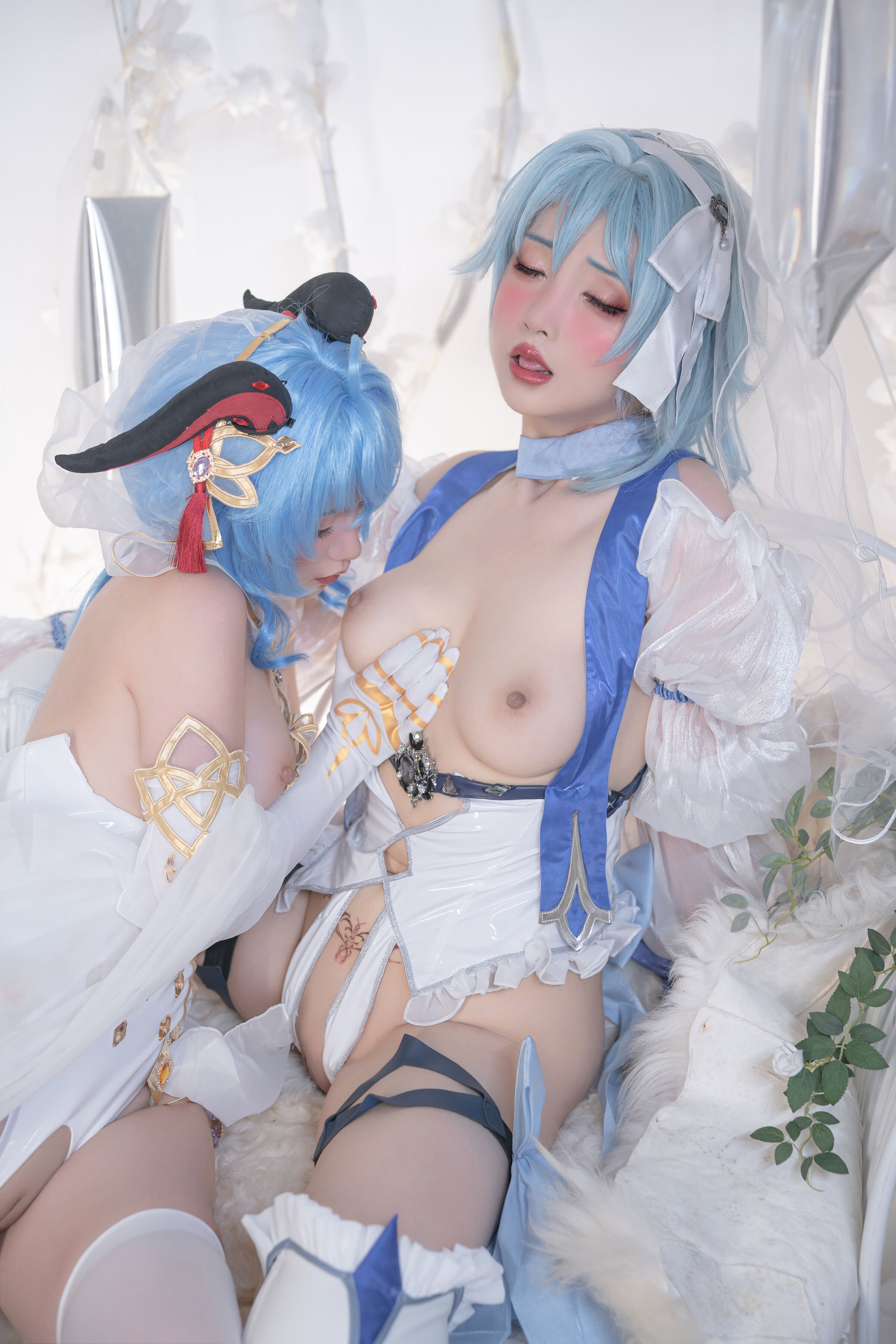 爆机少女喵小吉&云烧 - 原神花嫁：优菈&甘雨