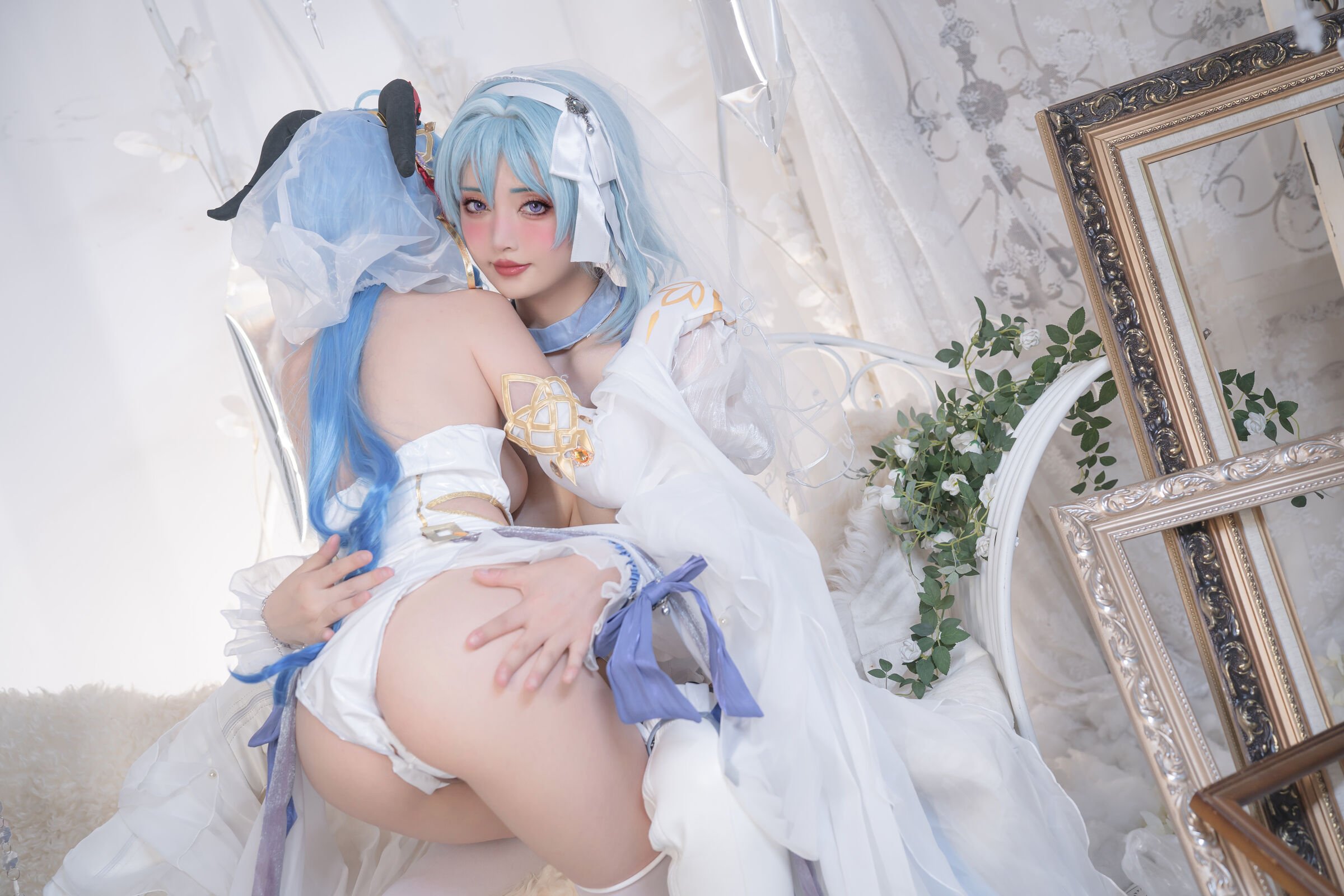 爆机少女喵小吉&云烧 - 原神花嫁：优菈&甘雨
