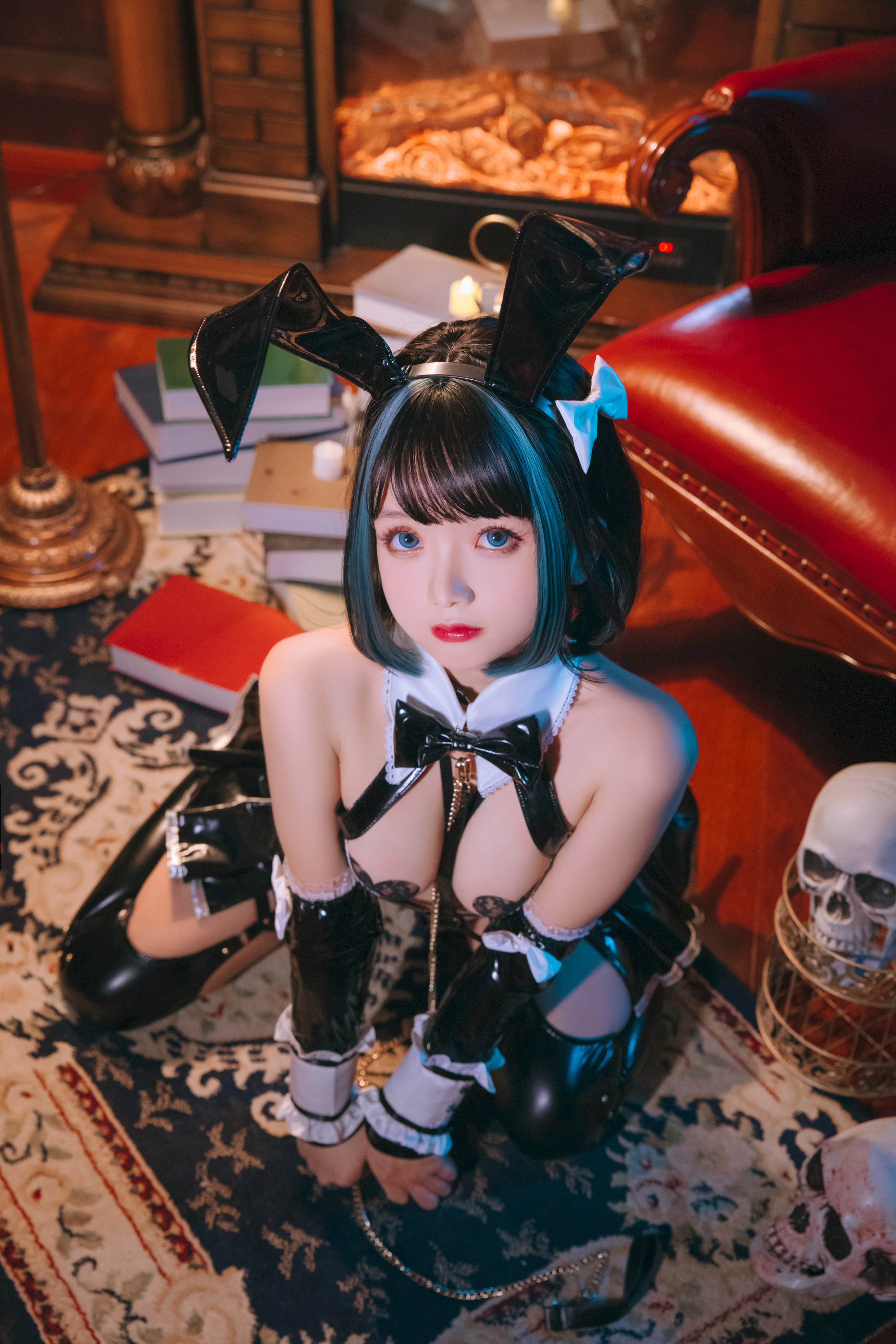 リナイジャオ - ハロウィン悪魔レザージャケット