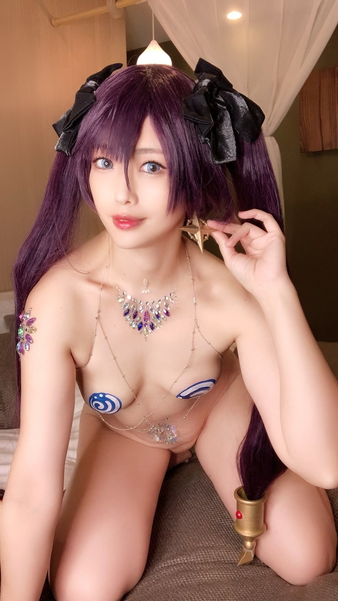 Glossy Rabbit (艷兔)] 原神莫娜的夜晚活動 (原神)