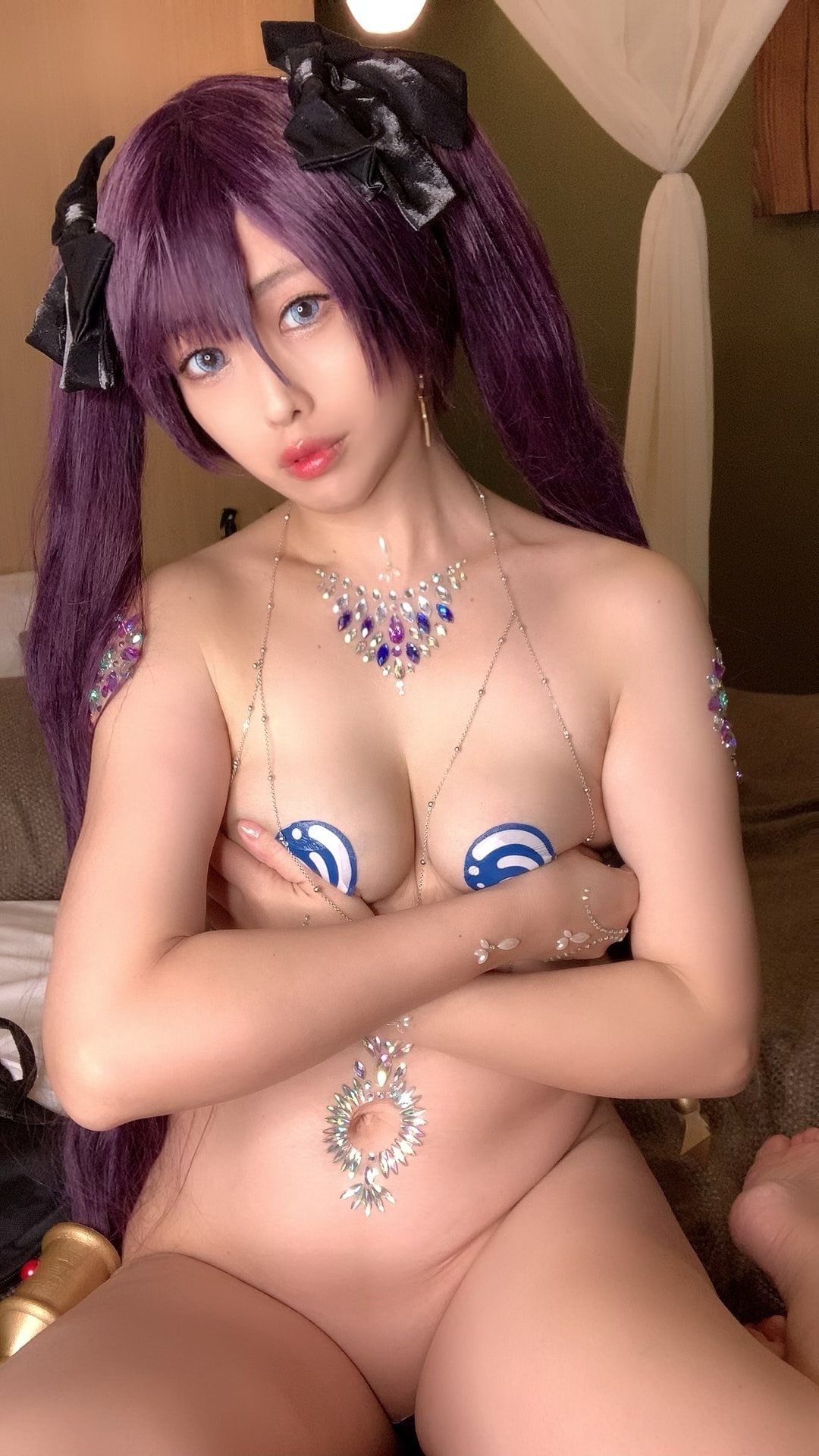 Glossy Rabbit (艷兔)] 原神莫娜的夜晚活動 (原神)