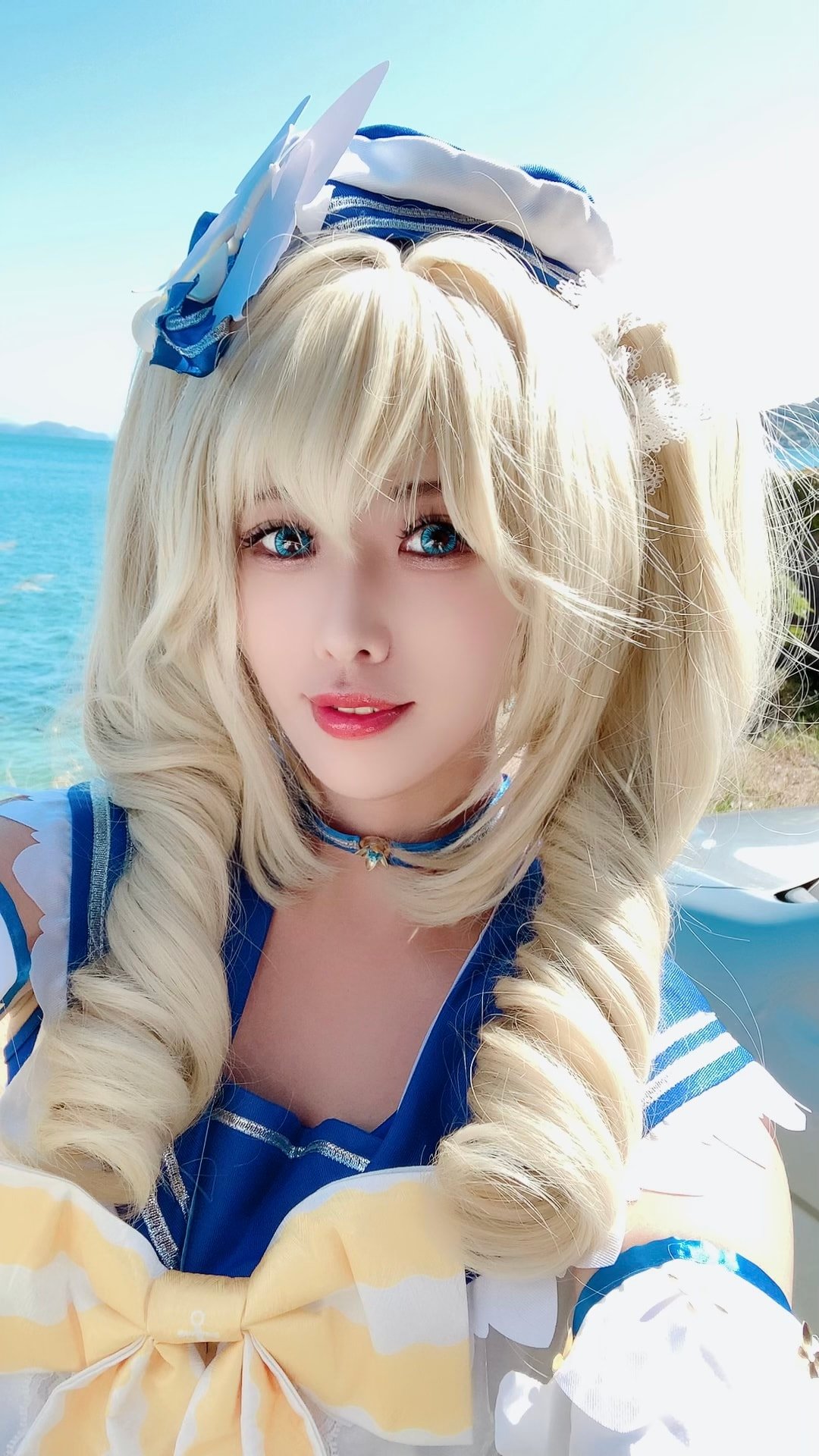 Glossy Rabbit (艶兎)] Ganyu and Barbara on Marine Day, and a bit of Mona! (Genshin Impact)