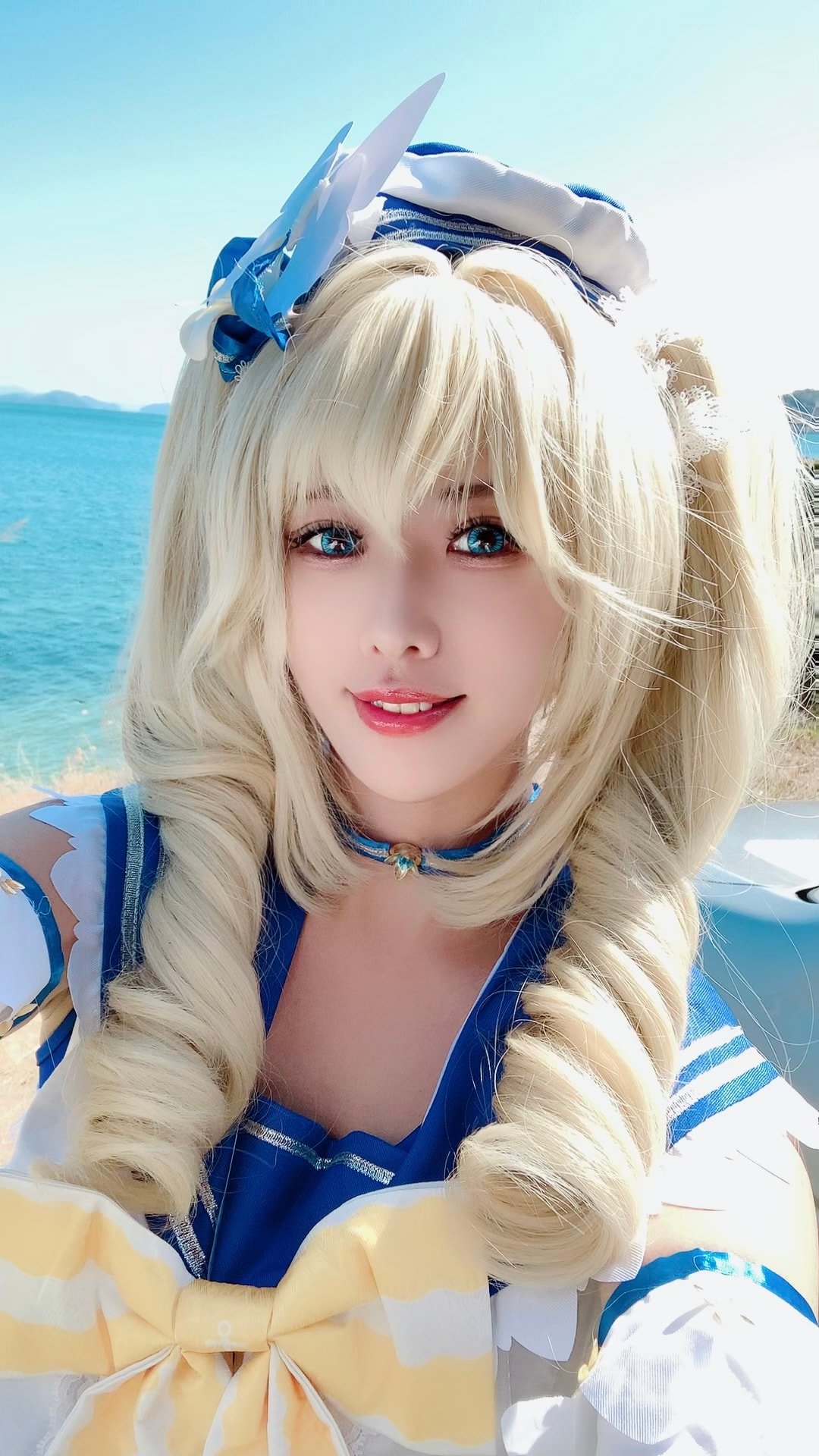 Glossy Rabbit (艶兎)] Ganyu and Barbara on Marine Day, and a bit of Mona! (Genshin Impact)