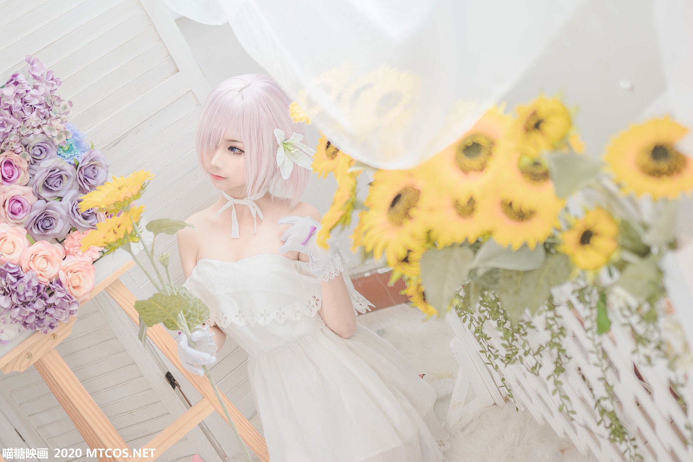 ชุนโมโม สีขาวมาชู