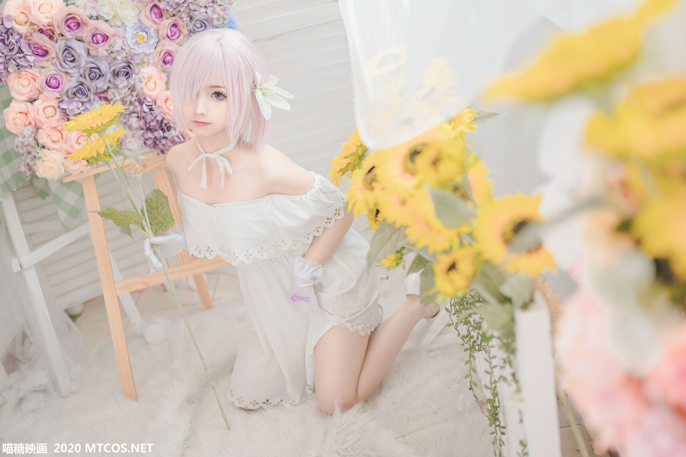 ชุนโมโม สีขาวมาชู