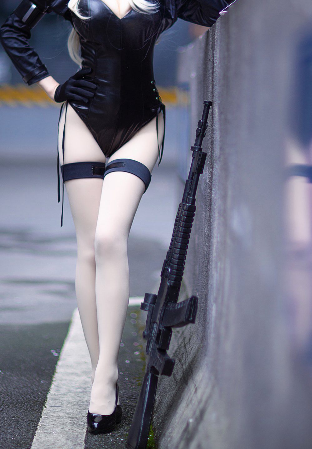 คอสเพลย์ สาวสวย น่านกง เซ็กซี่ ถุงน่อง ถ่ายนอกสถานที่ ภาพถ่ายขนาดใหญ่