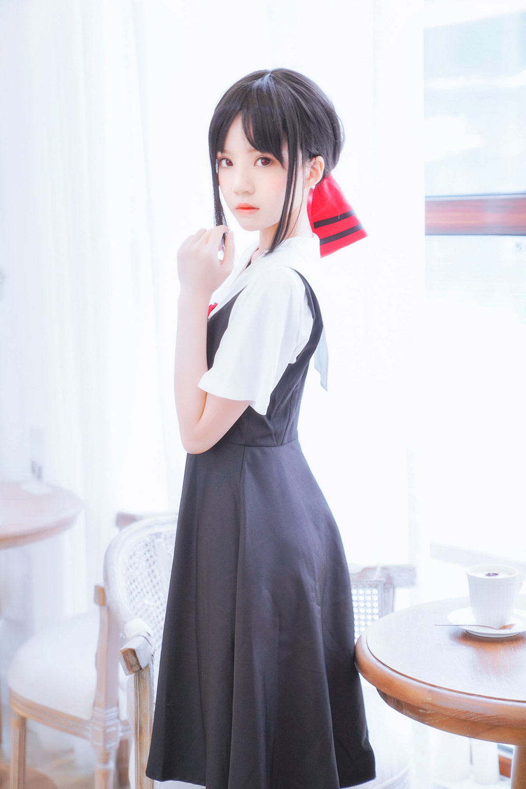 桜桃喵《四宫辉夜》 [萝莉COS] 写真集[10P]