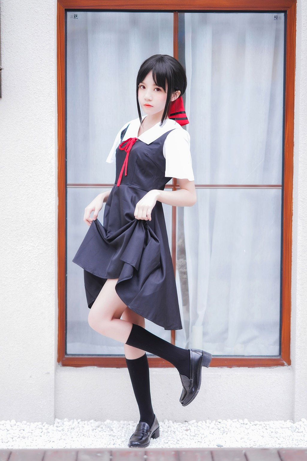桜桃喵《四宫辉夜》 [萝莉COS] 写真集[10P]