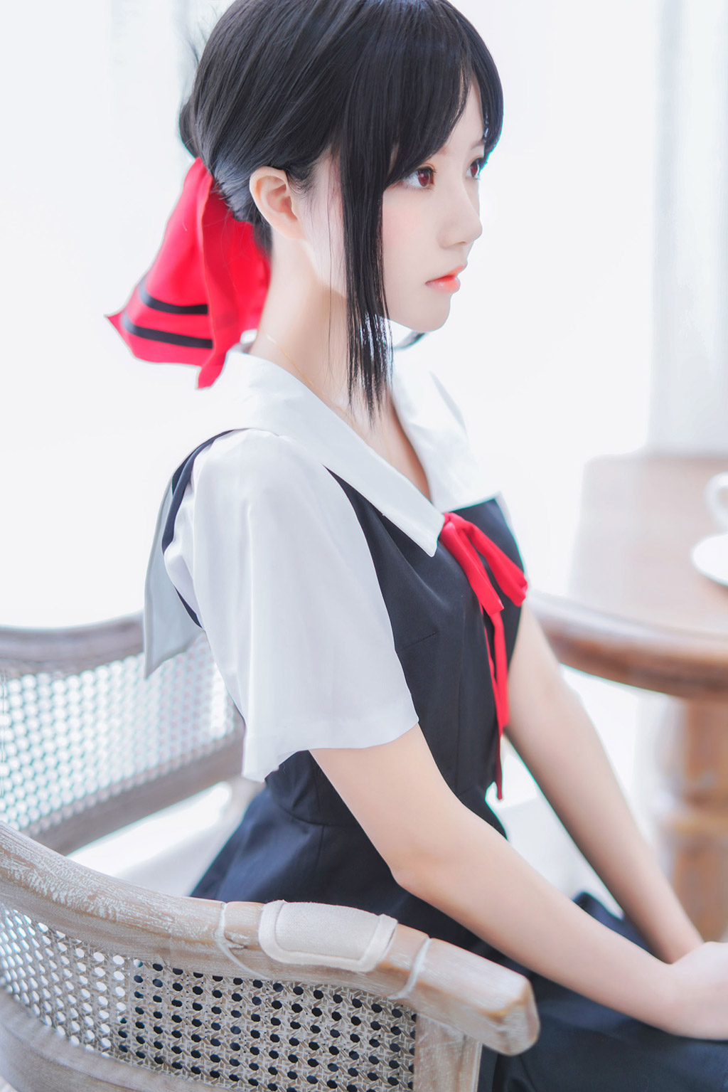桜桃喵《四宫辉夜》 [萝莉COS] 写真集[10P]