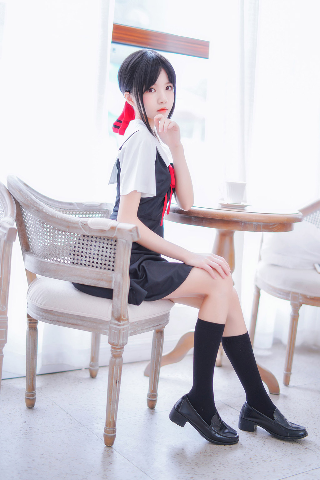 桜桃喵《四宫辉夜》 [萝莉COS] 写真集[10P]