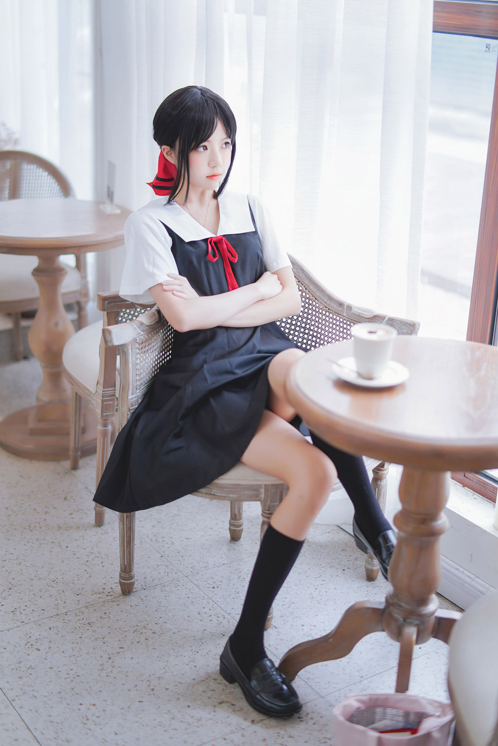 桜桃喵《四宫辉夜》 [萝莉COS] 写真集[10P]