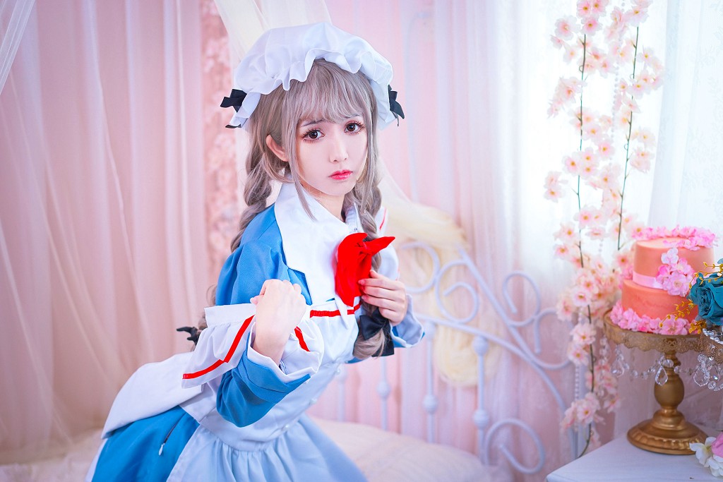鳗鱼霏儿《女仆+兽耳+黑丝》 [Cosplay福利] 写真集[33P]